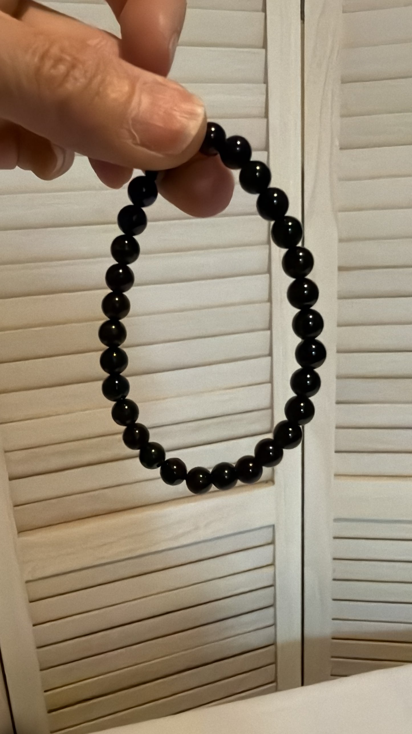 6mm Black Tourmaline Bracelet