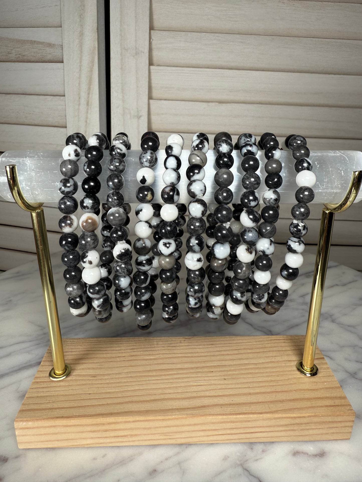 6mm King Agate (Yin Yang) Bracelet