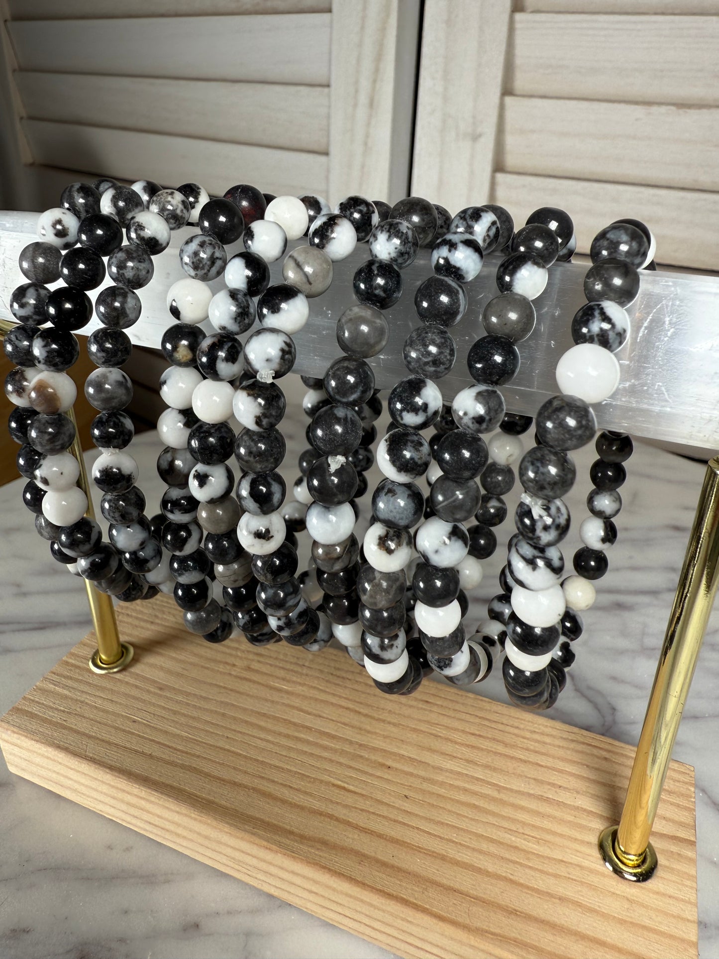 6mm King Agate (Yin Yang) Bracelet
