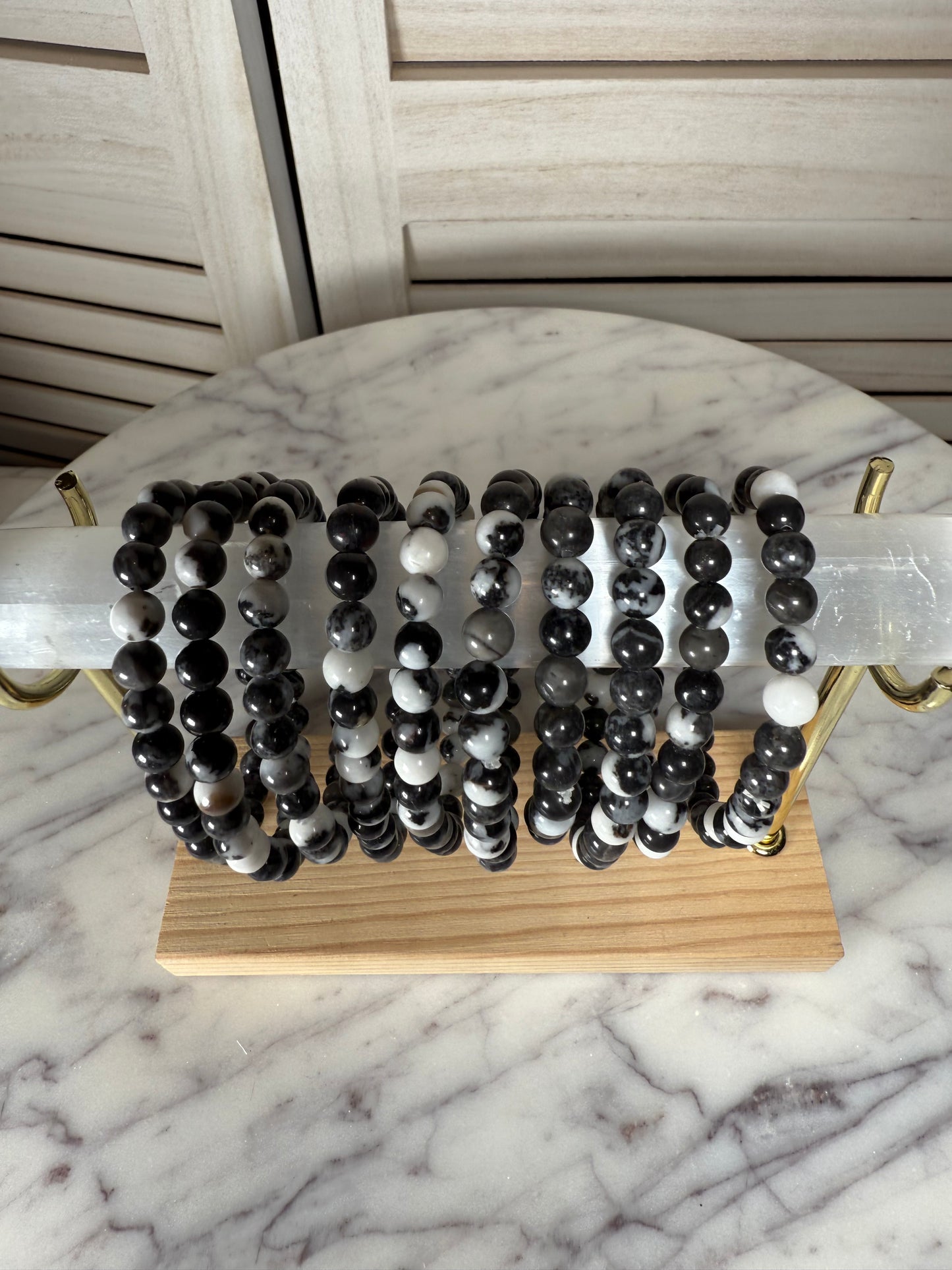 6mm King Agate (Yin Yang) Bracelet