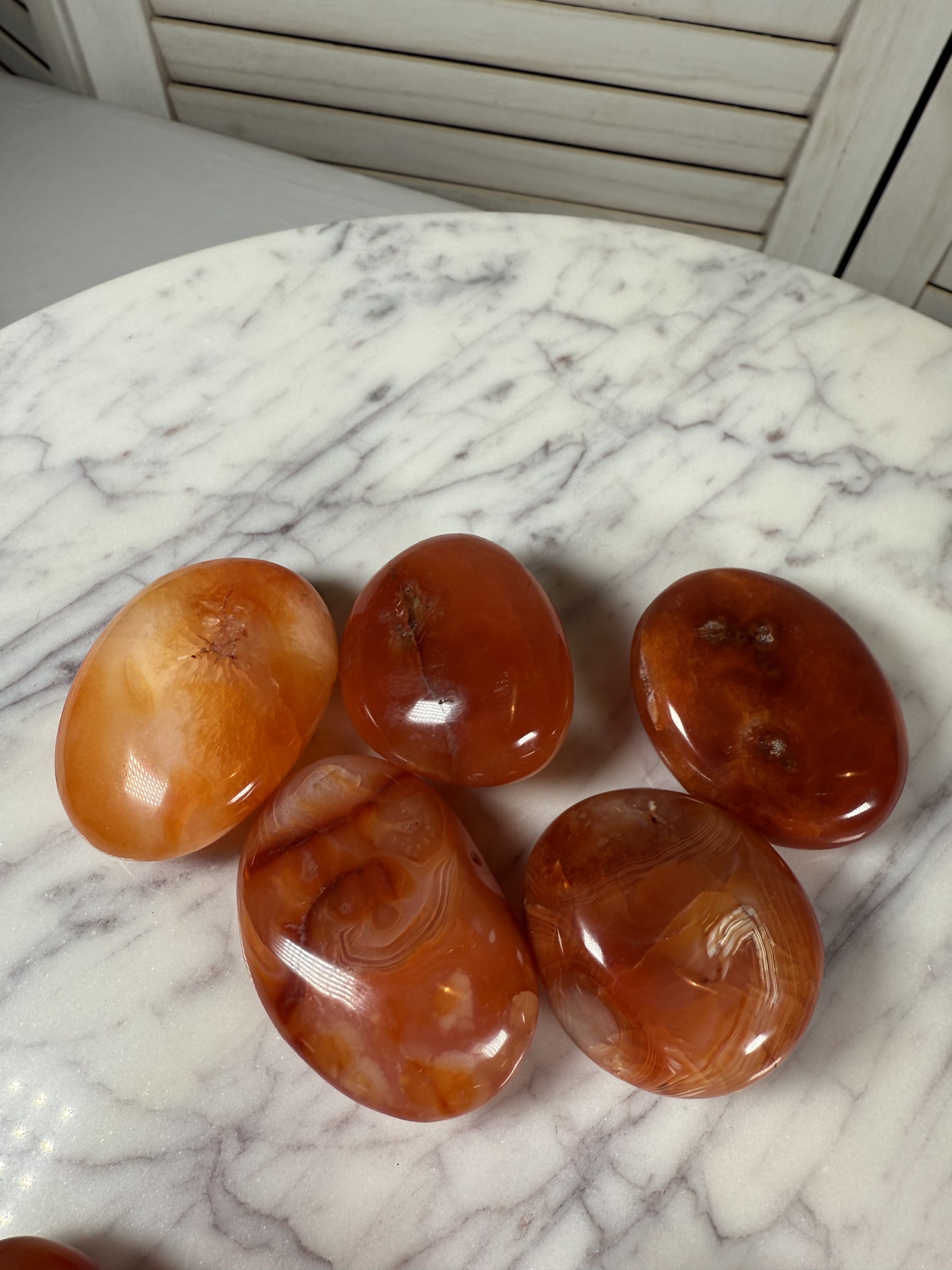 Carnelian Palm Stone