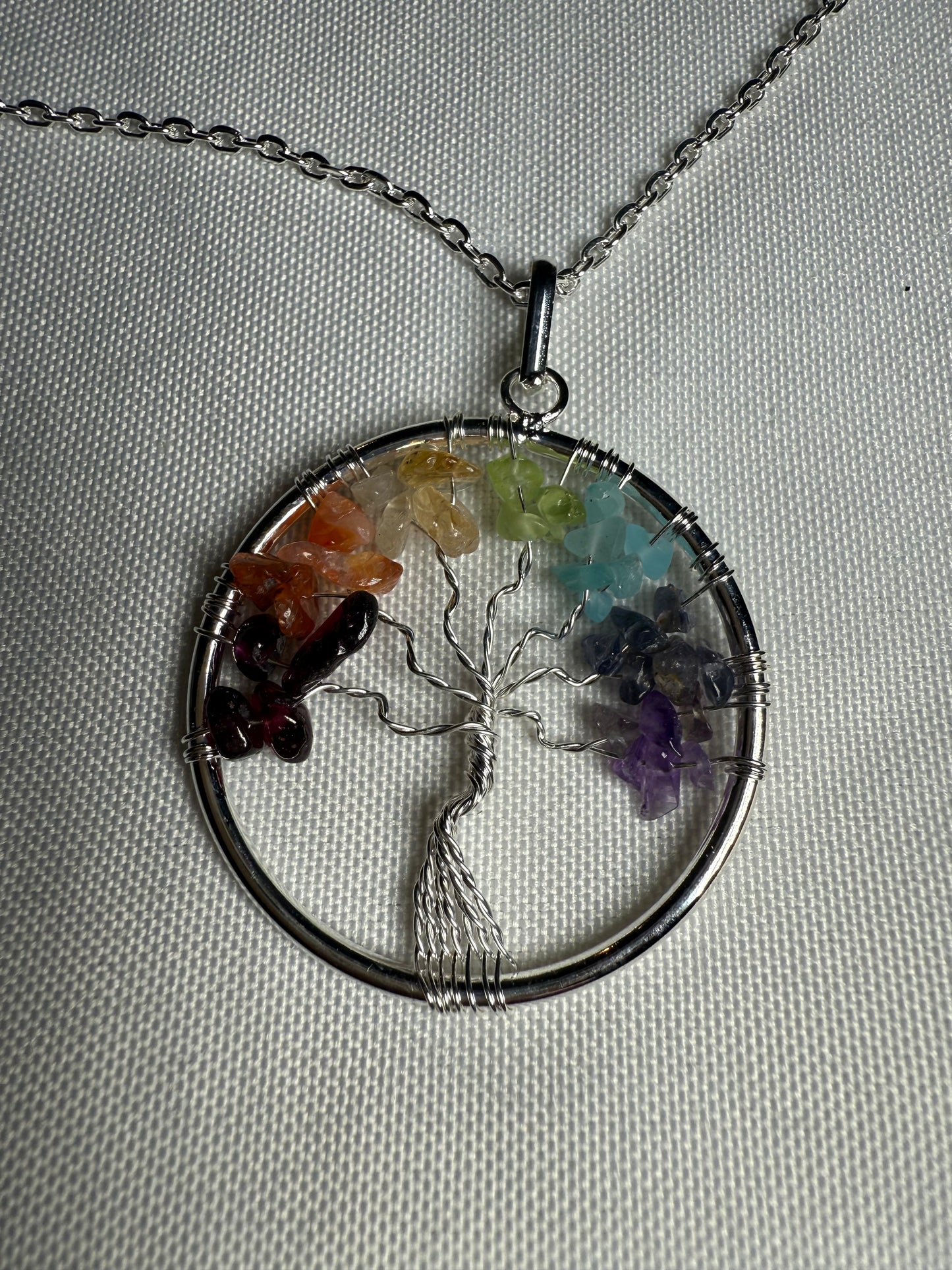 Chakra Tree of Life Pendant