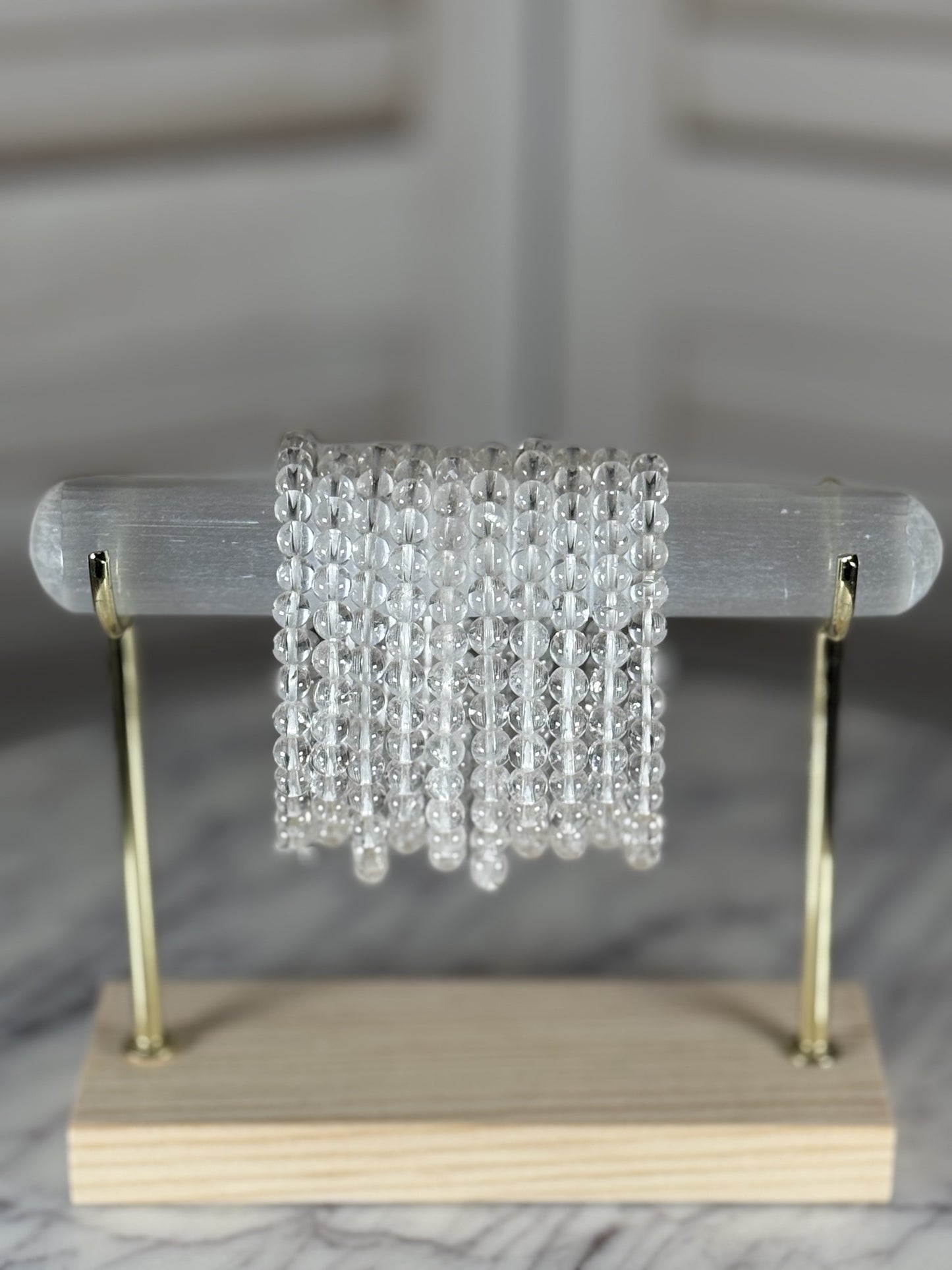 6mm Clear Quartz Bracelet