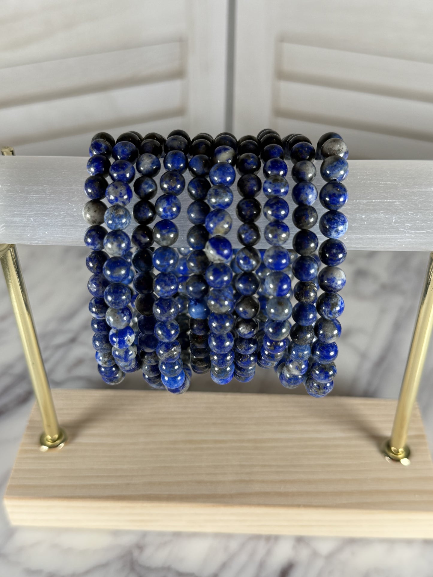 6mm Lapis Lazuli Bracelet
