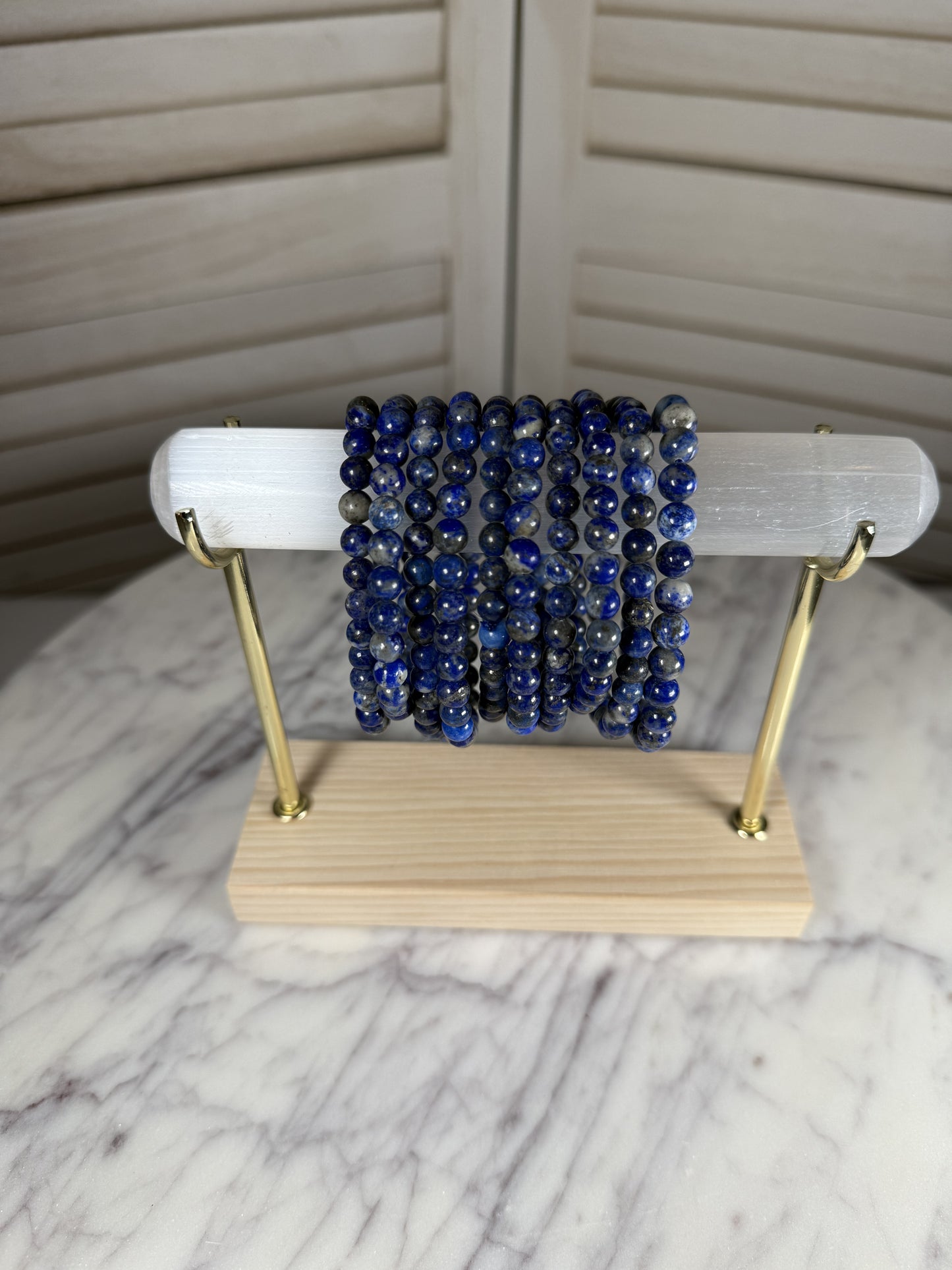 6mm Lapis Lazuli Bracelet