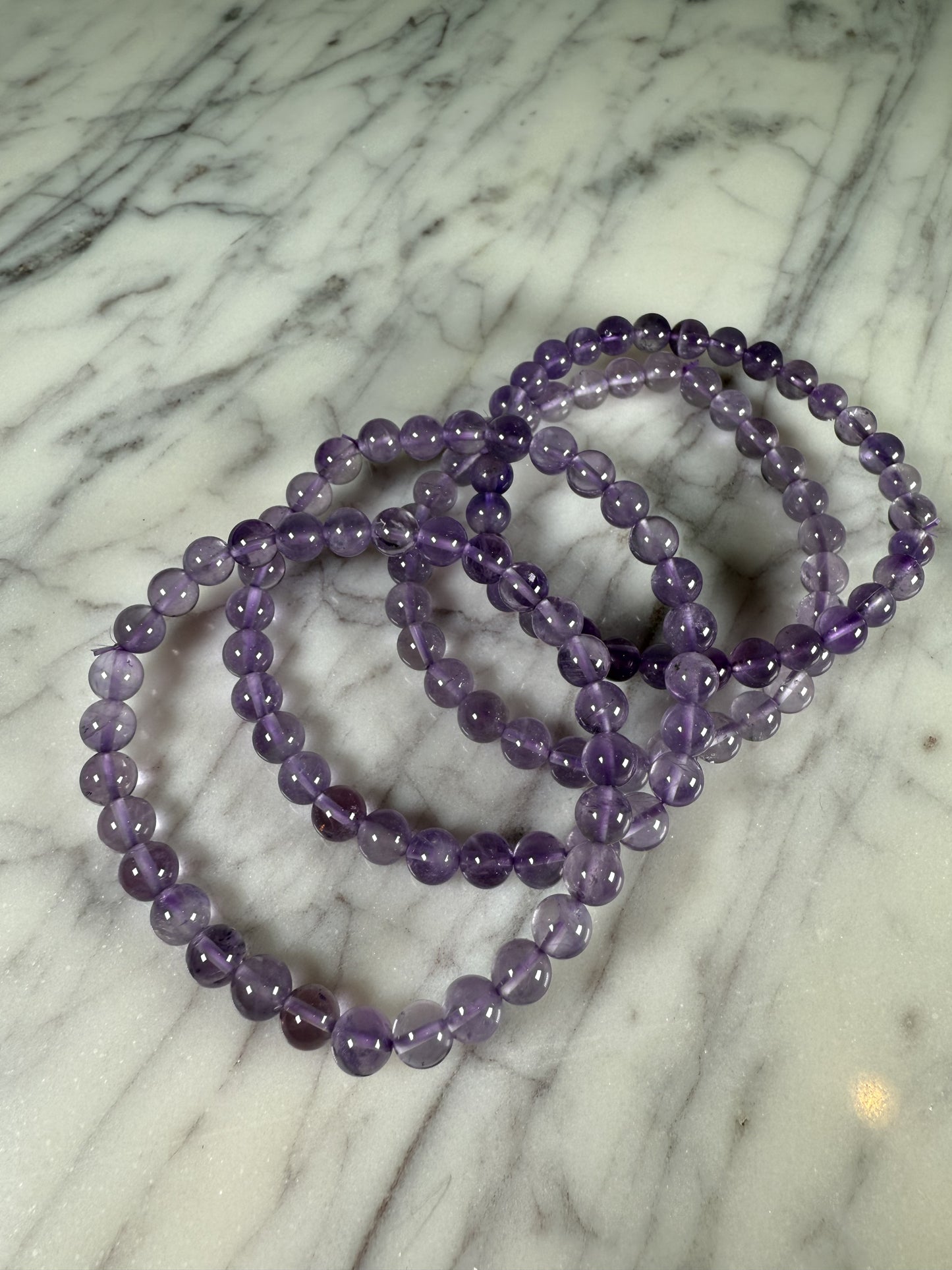 6mm Amethyst Bracelet