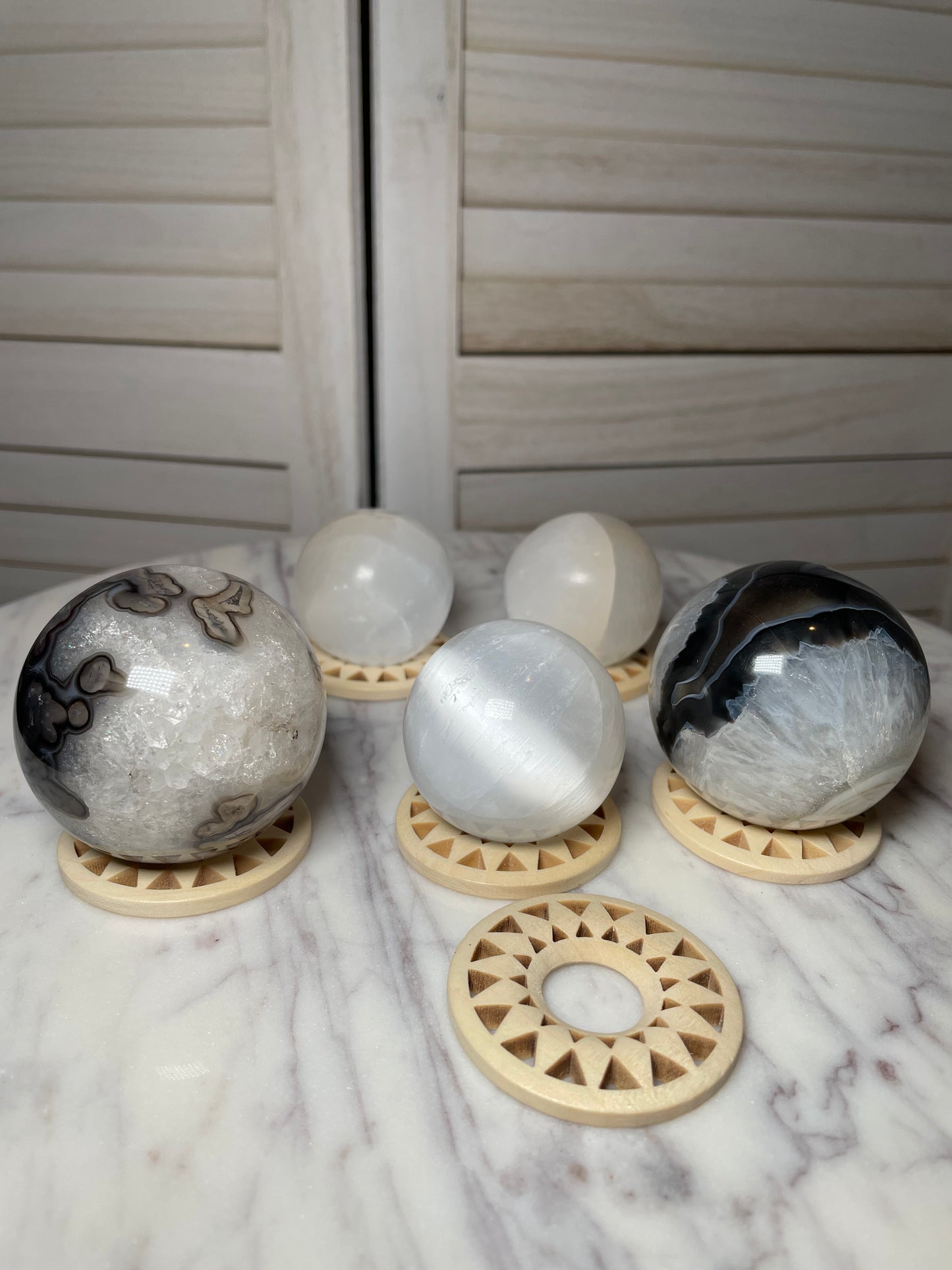 Bamboo Sphere Stand