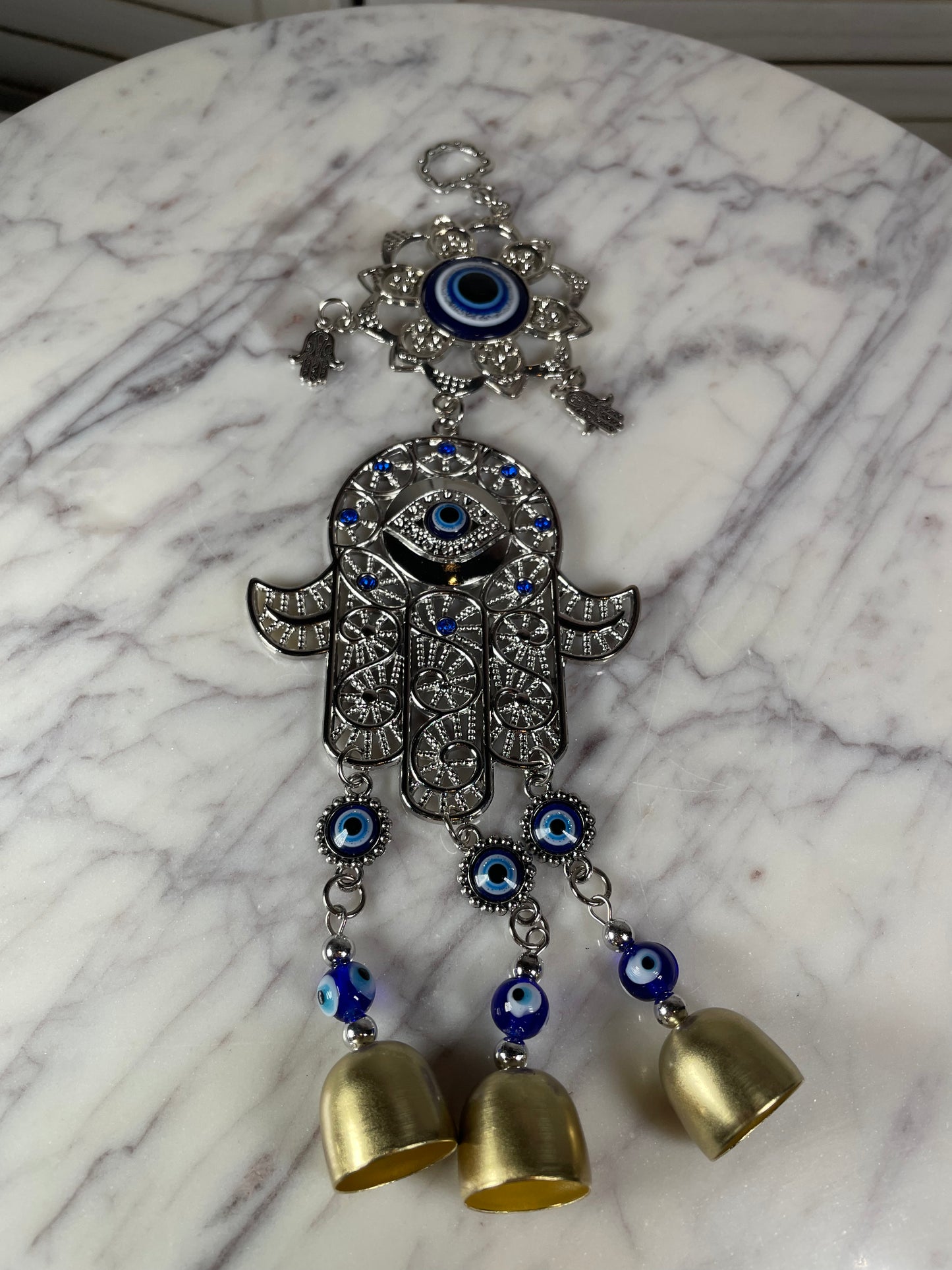 HANGING - EVIL EYE LOTUS & HAMSA HAND