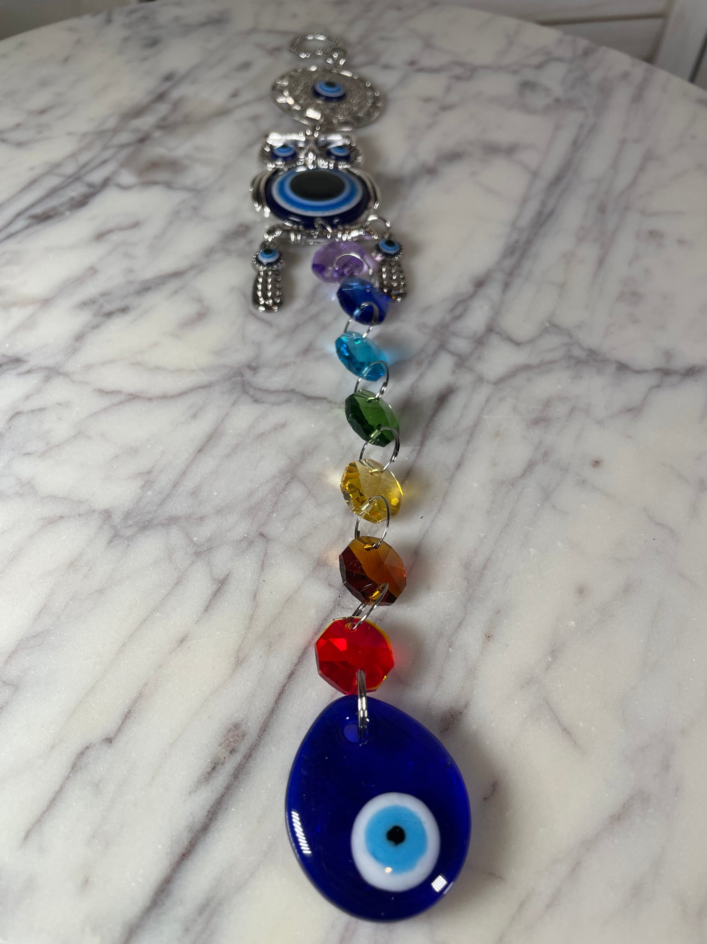 HANGING - EVIL EYE CHAKRA OWL