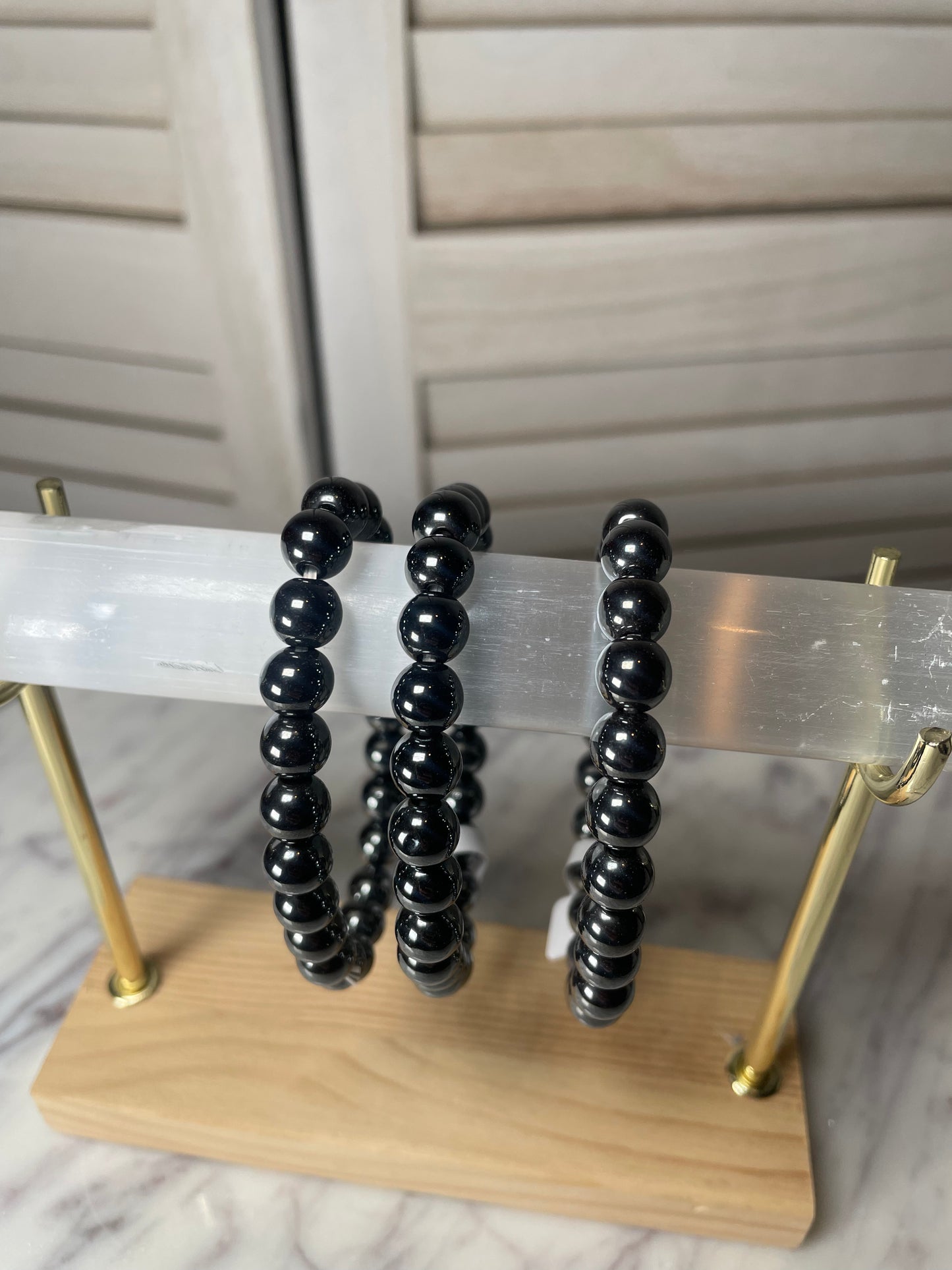 8mm Hematite Bracelet