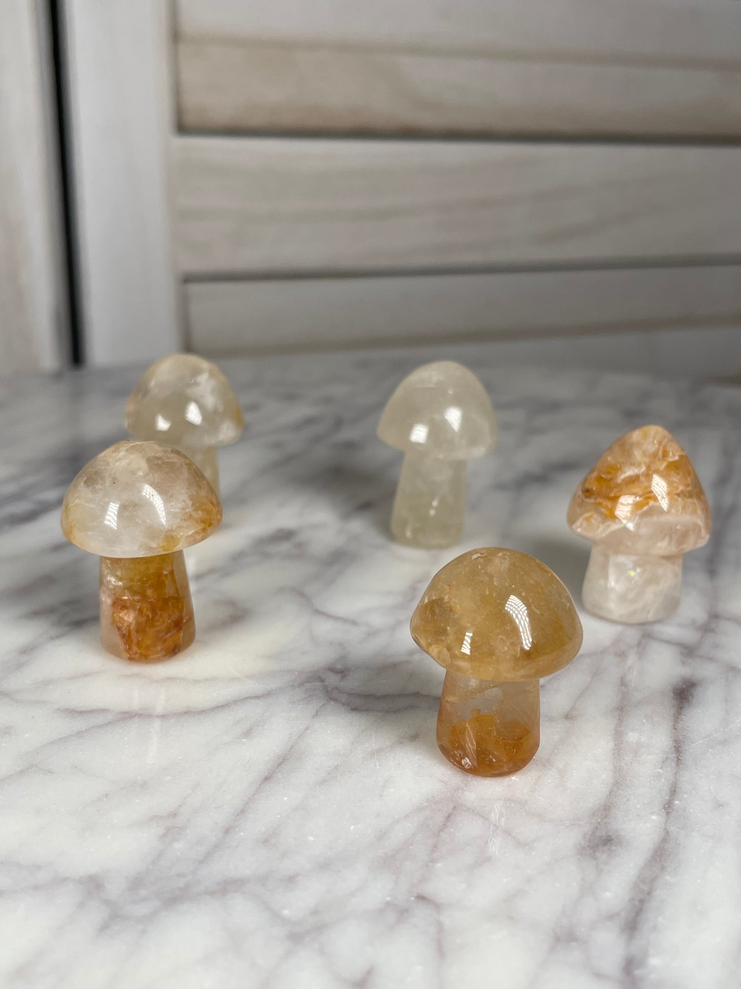 Golden Healer Mushroom Figurine