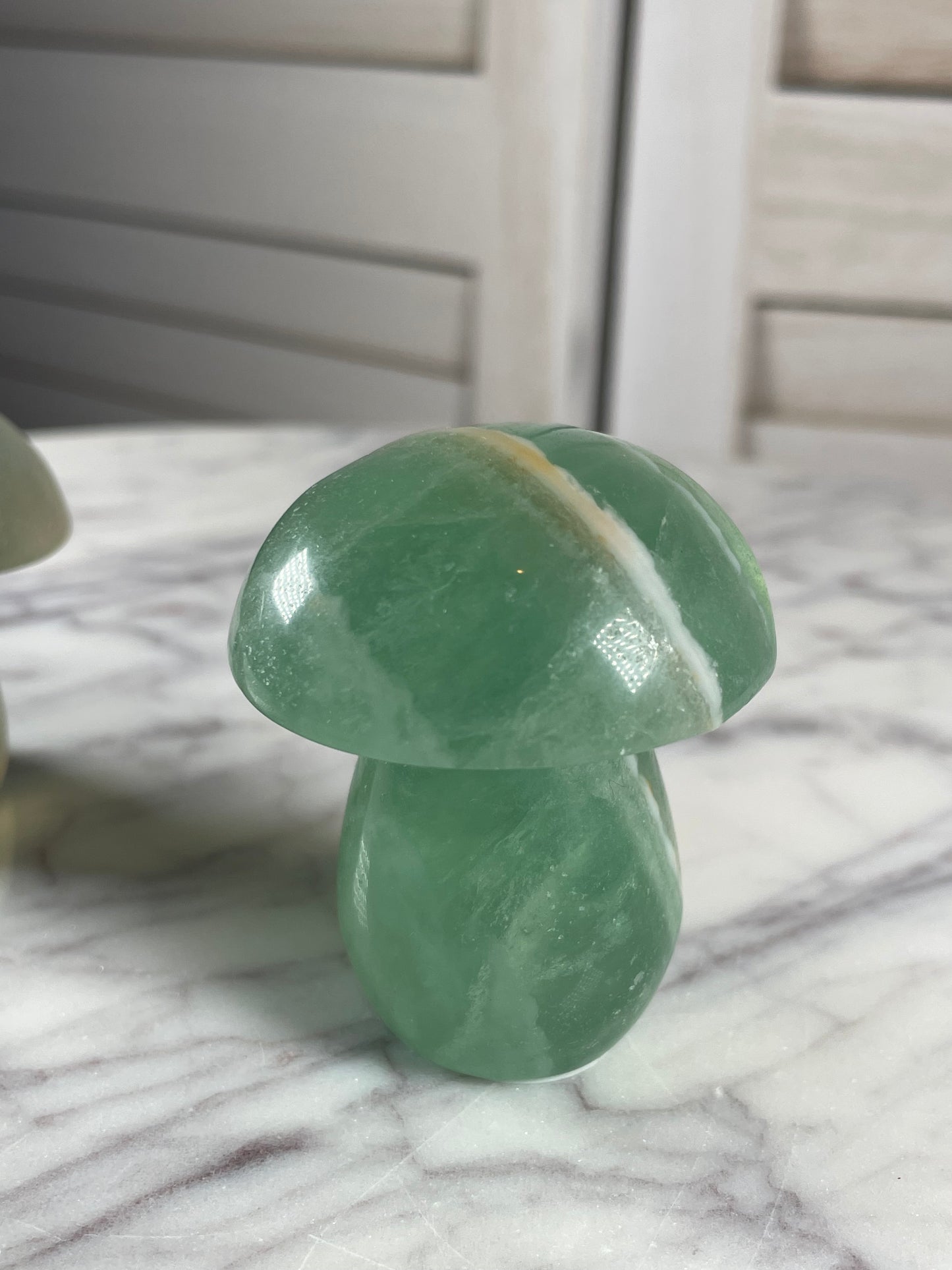 Fluorite Mushrooms Figurines