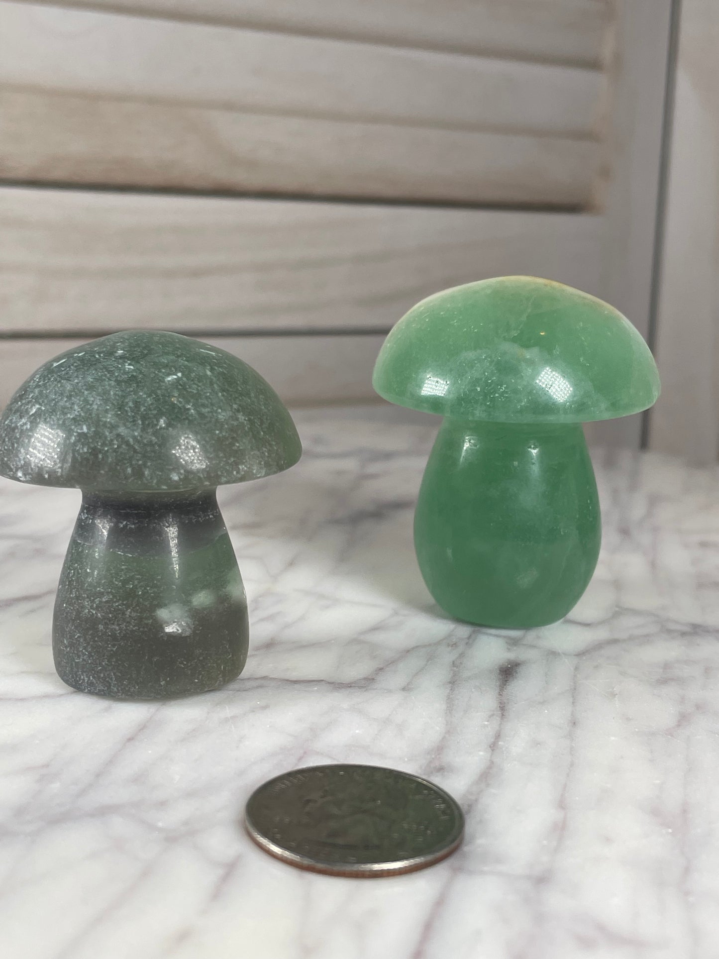 Fluorite Mushrooms Figurines