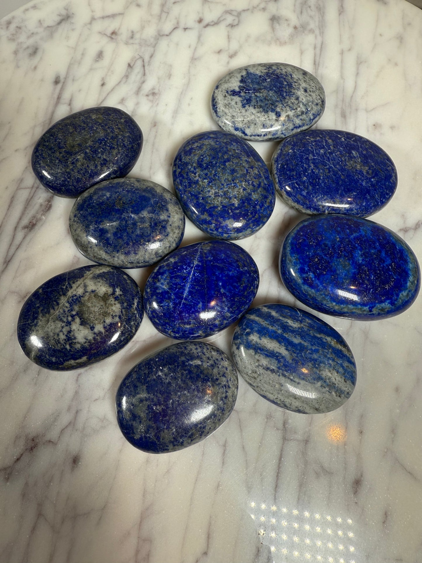 Lapis Lazuli Palm Stone