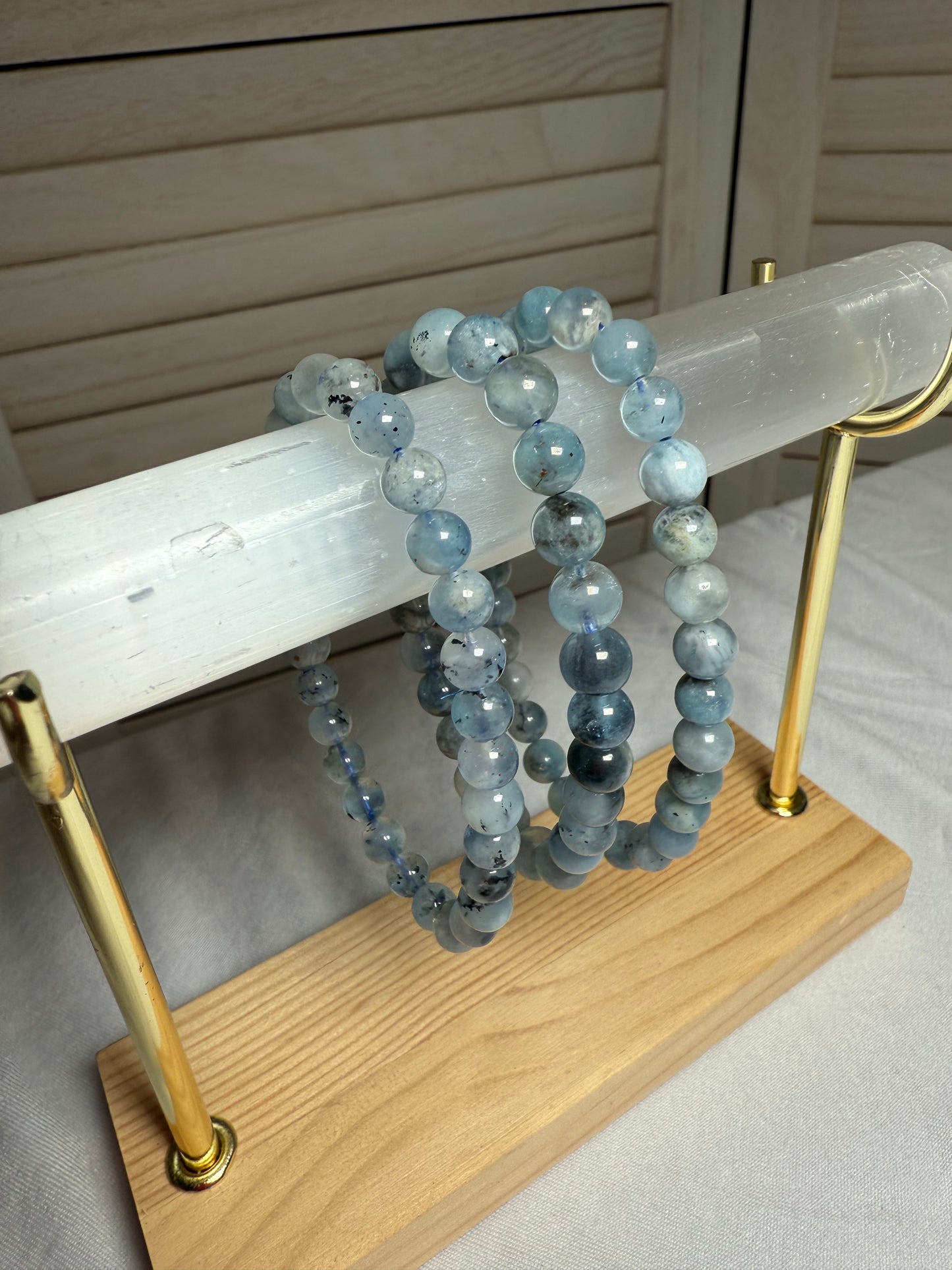 6mm Aquamarine Bracelet