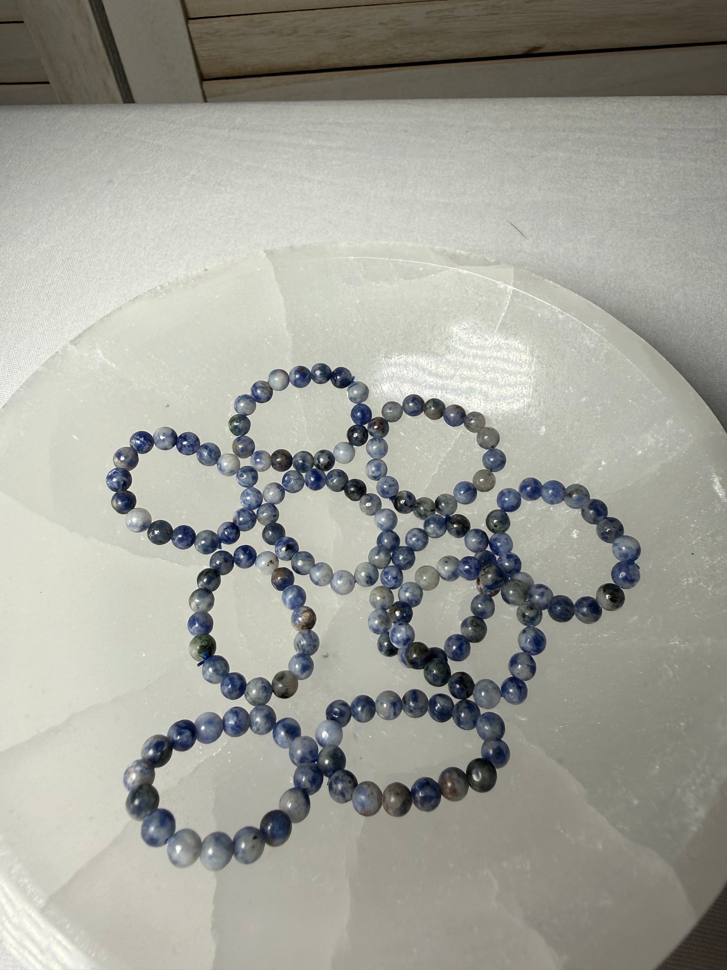 Sodalite Mini Bead Ring