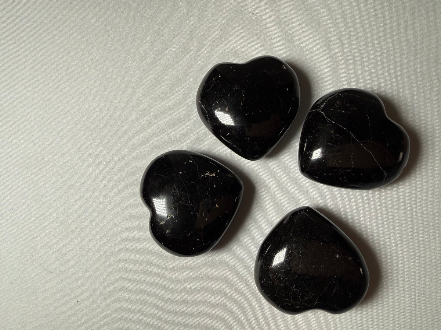 Black Tourmaline Heart