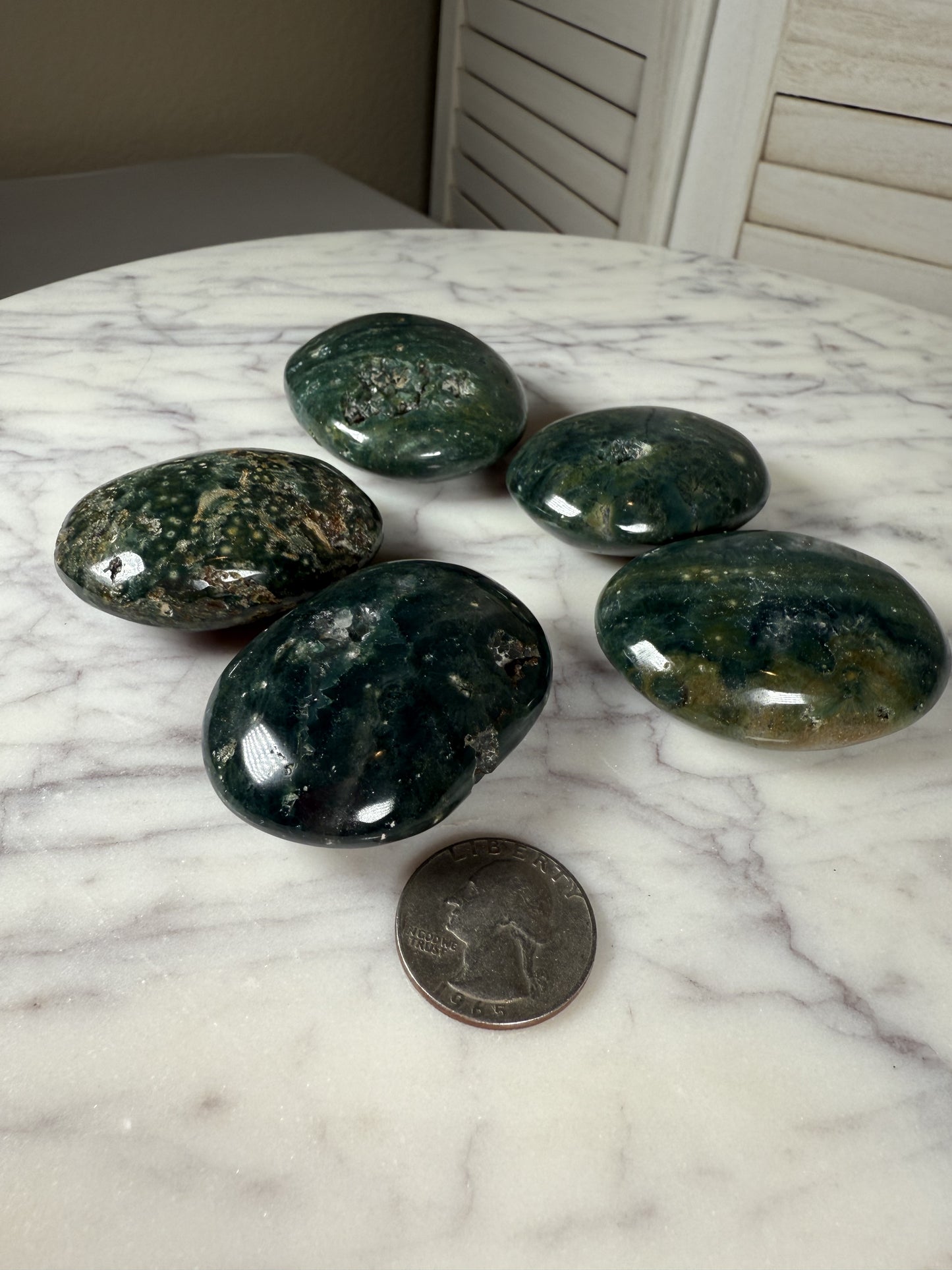 Orbicular Jasper Soap Stone Shape