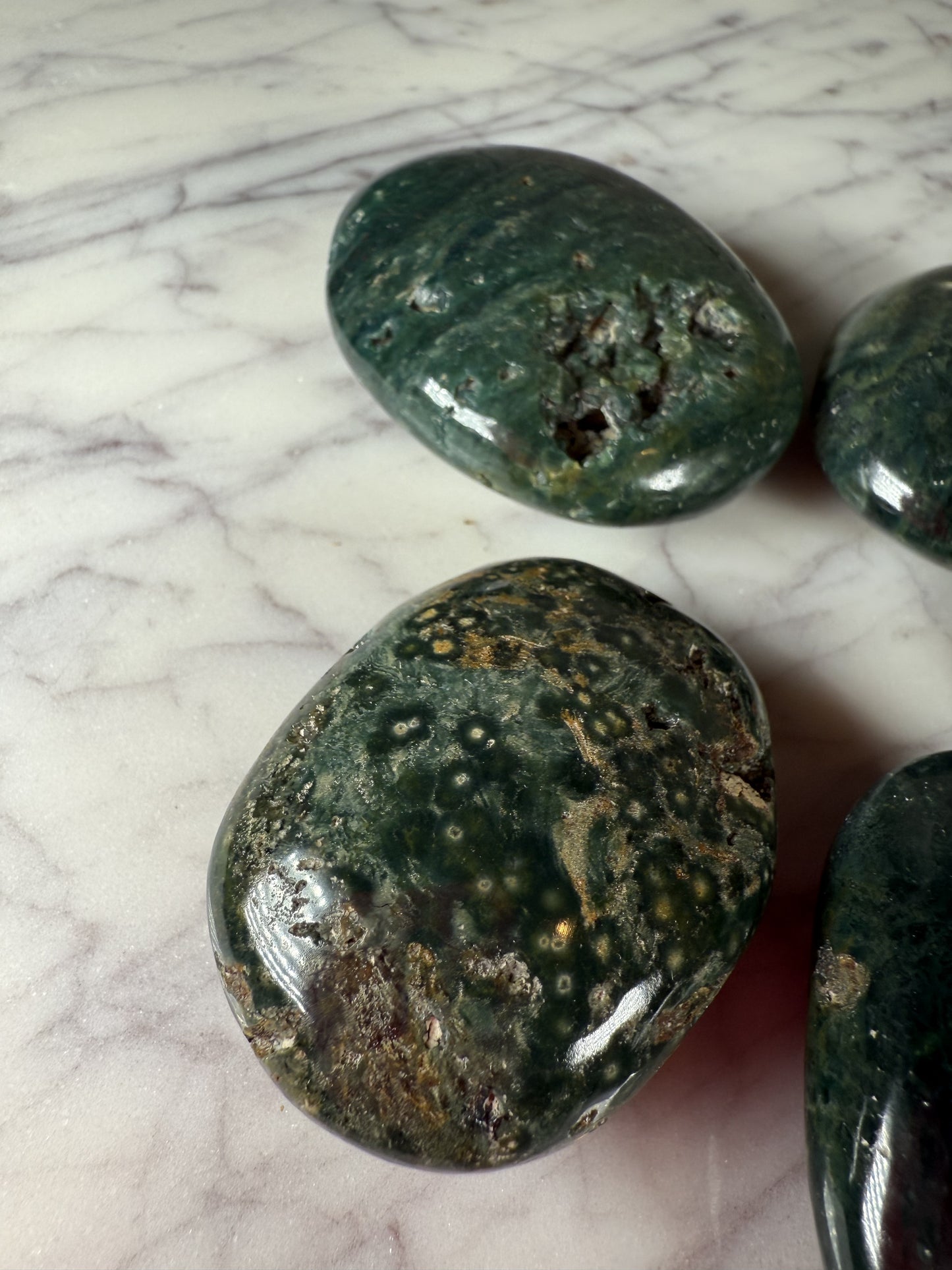 Orbicular Jasper Soap Stone Shape