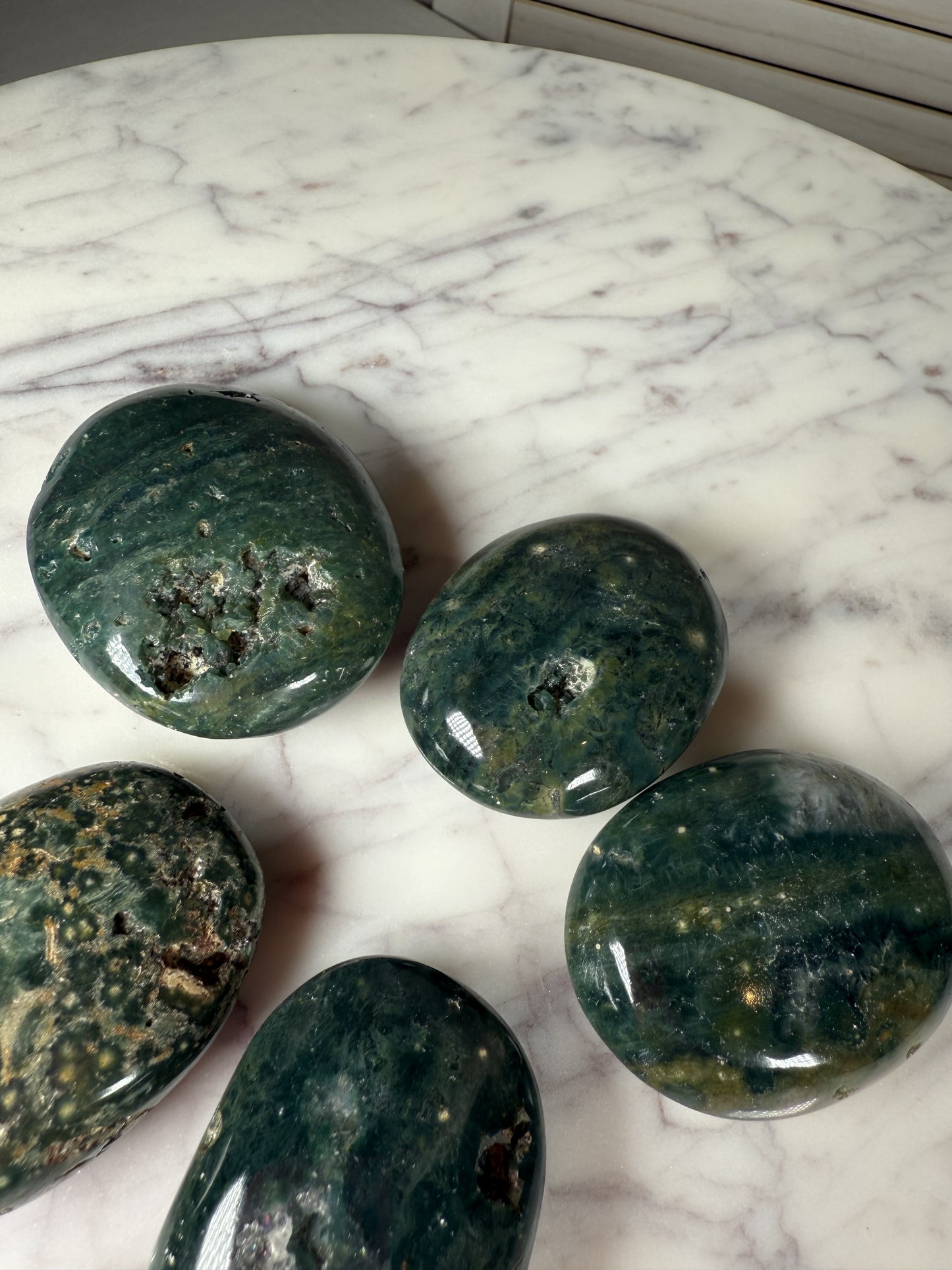 Orbicular Jasper Soap Stone Shape