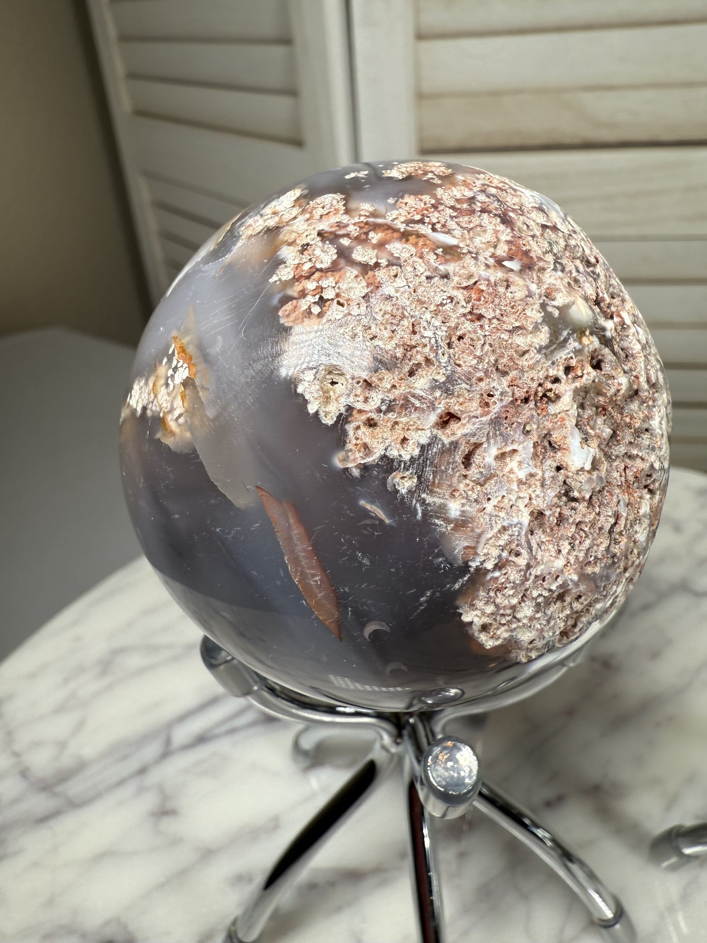 Orca Agate Sphere