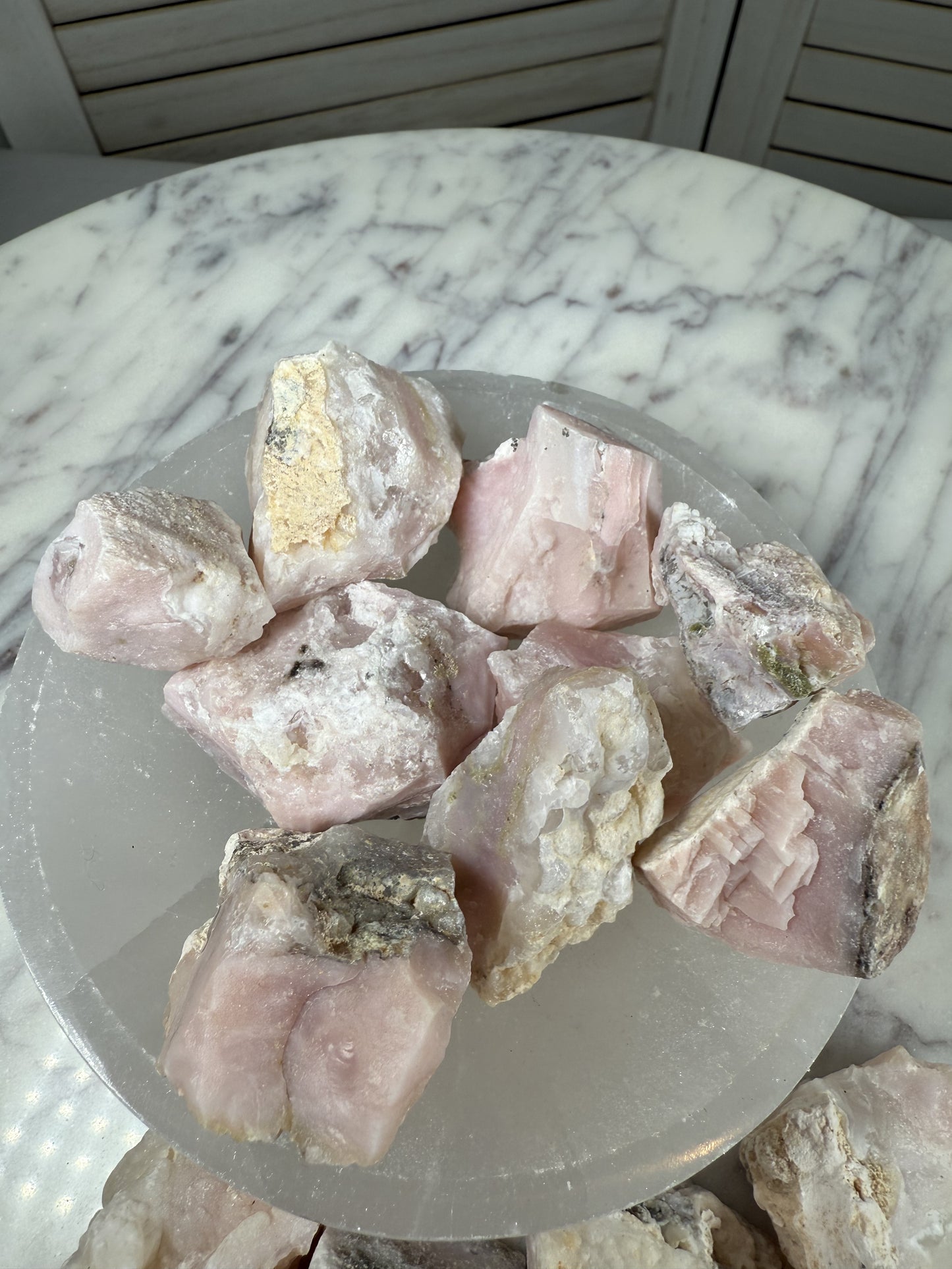 Pink Opal - Raw Stone