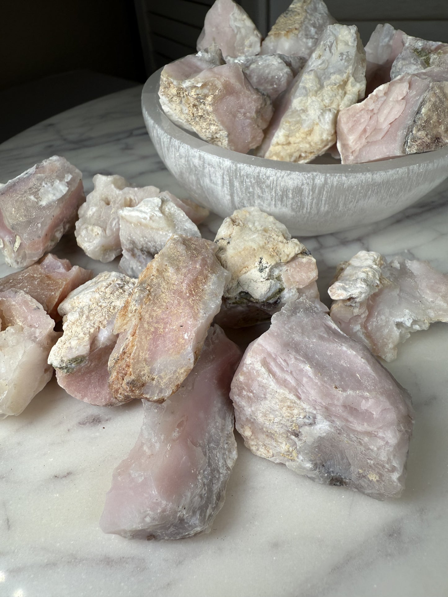 Pink Opal - Raw Stone