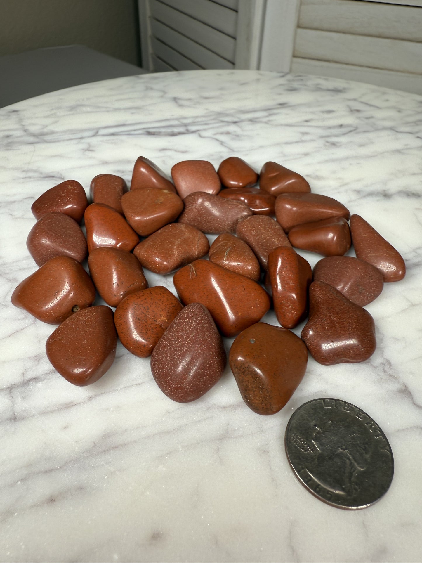 Red Jasper Tumble Stone