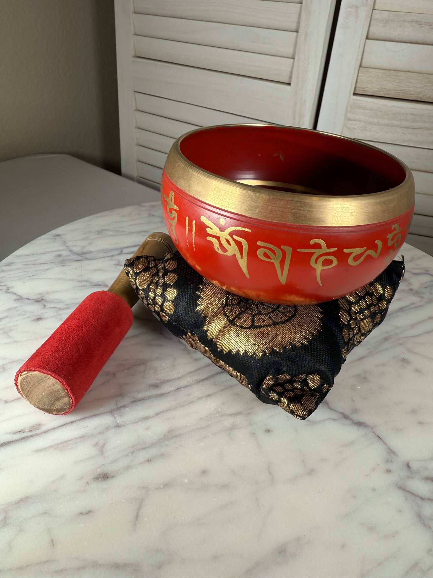 Singing Bowl - Red