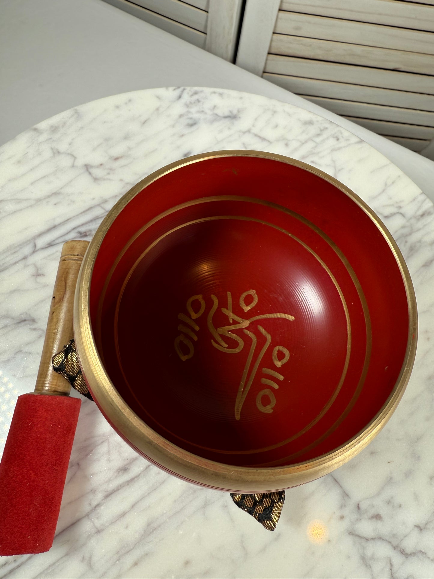 Singing Bowl - Red