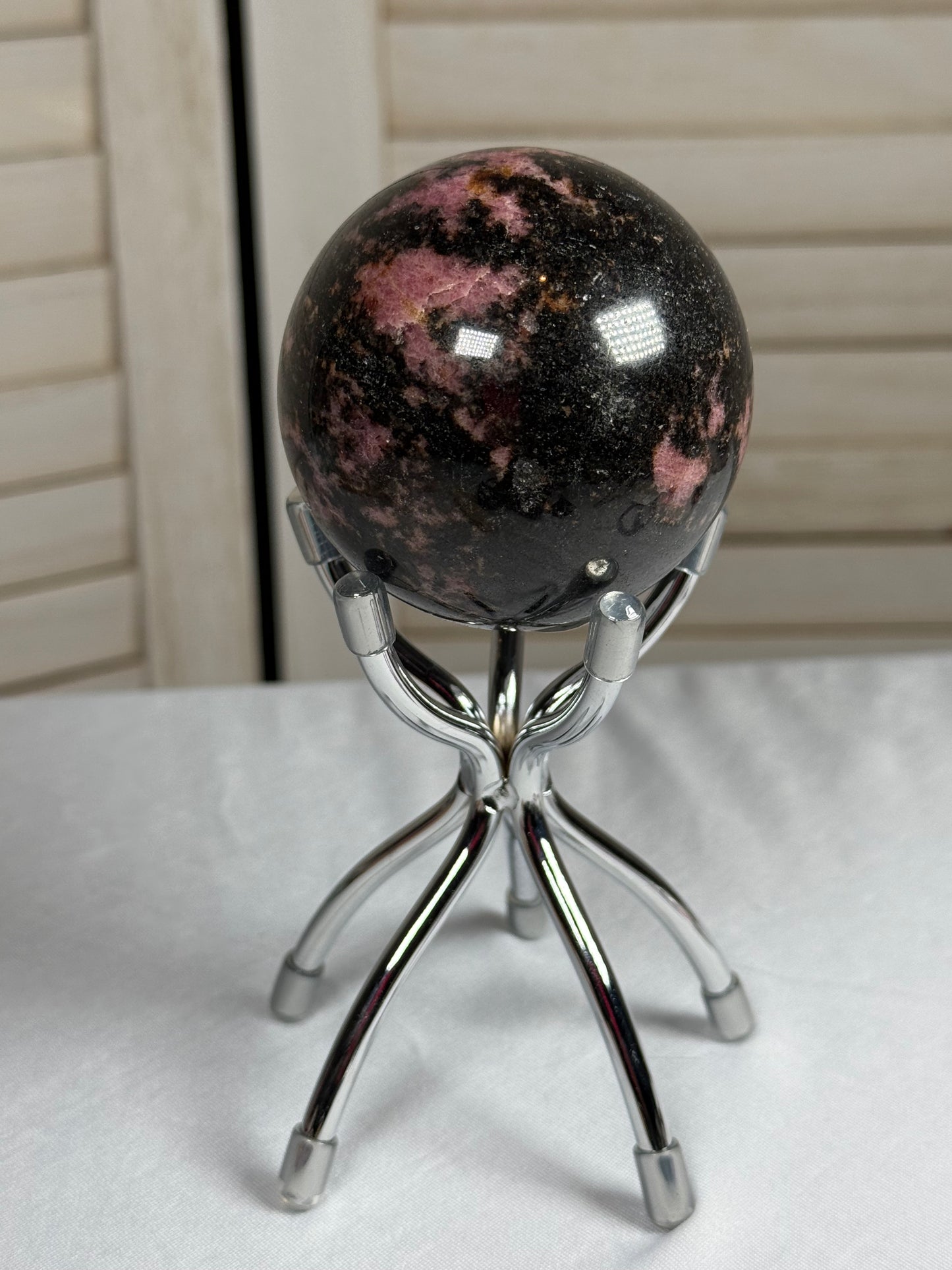 Rhodonite Sphere