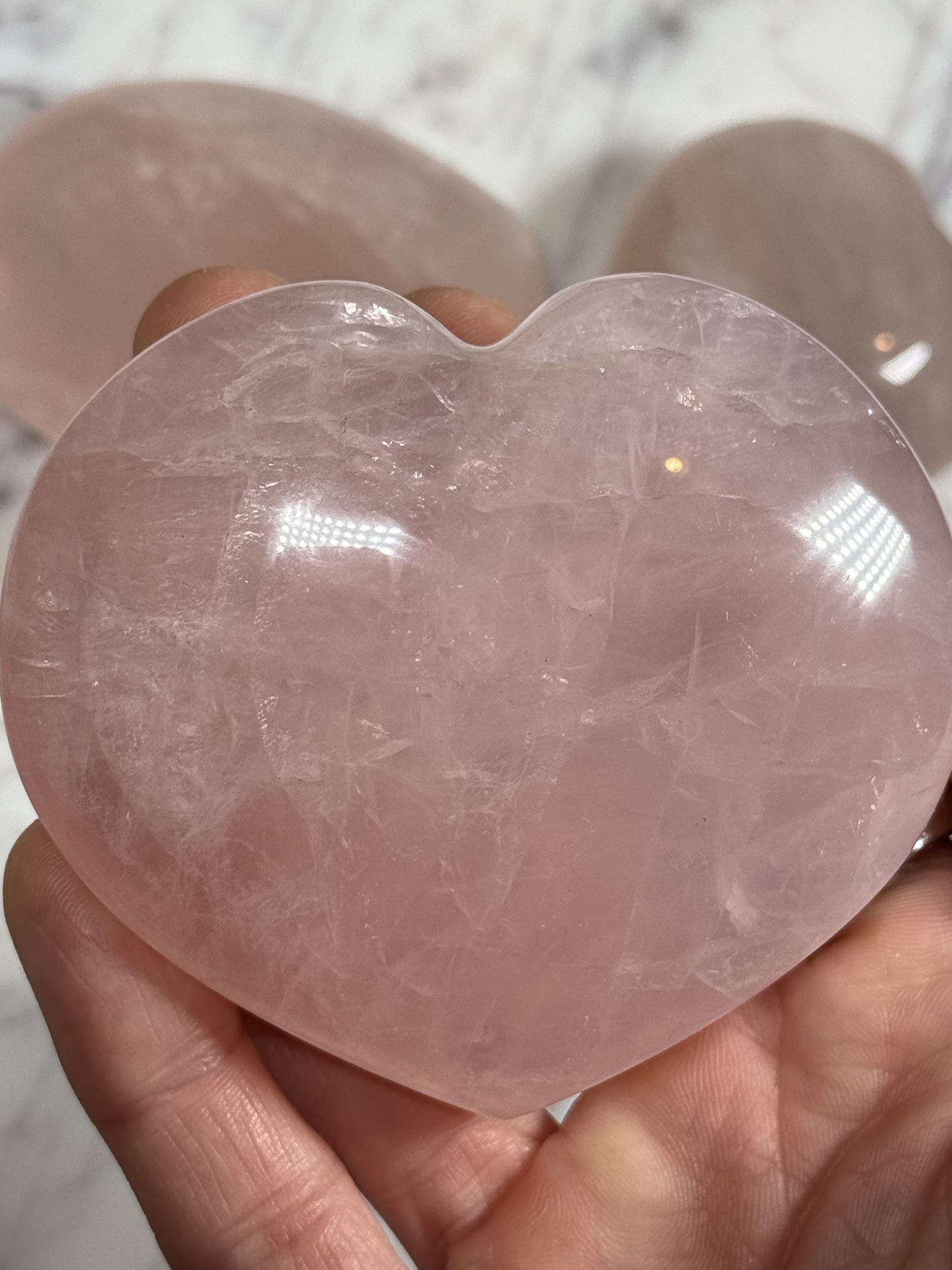 Rose Quartz Heart