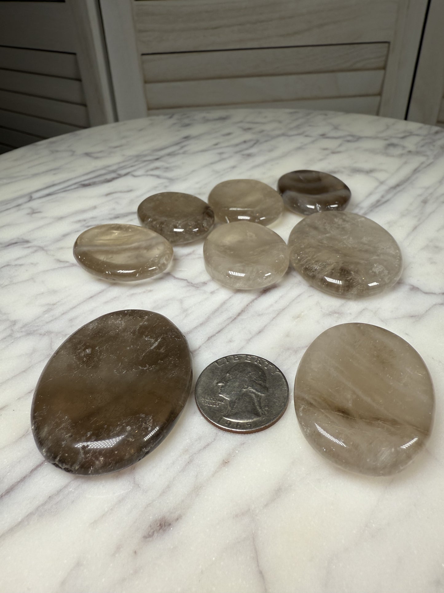 Smoky Quartz Worry Stones