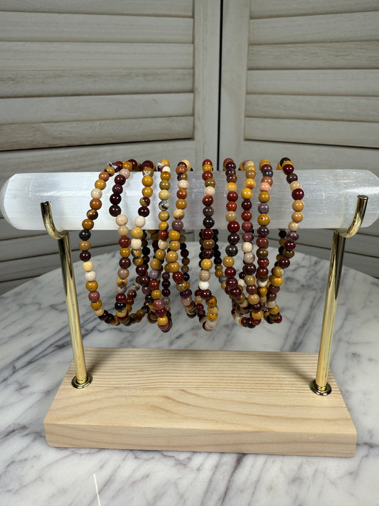 4mm Mookaite Bracelet