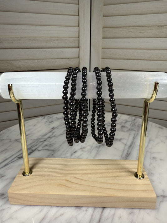 4mm Shungite Bracelet