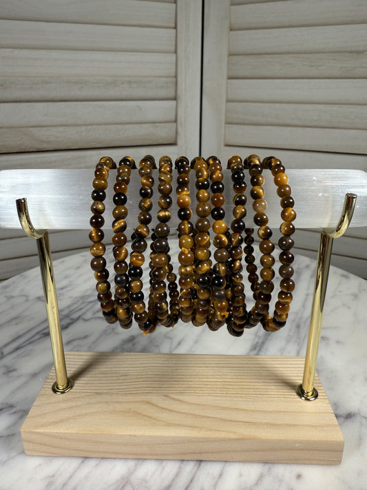 4mm Tiger's Eye Bracelet