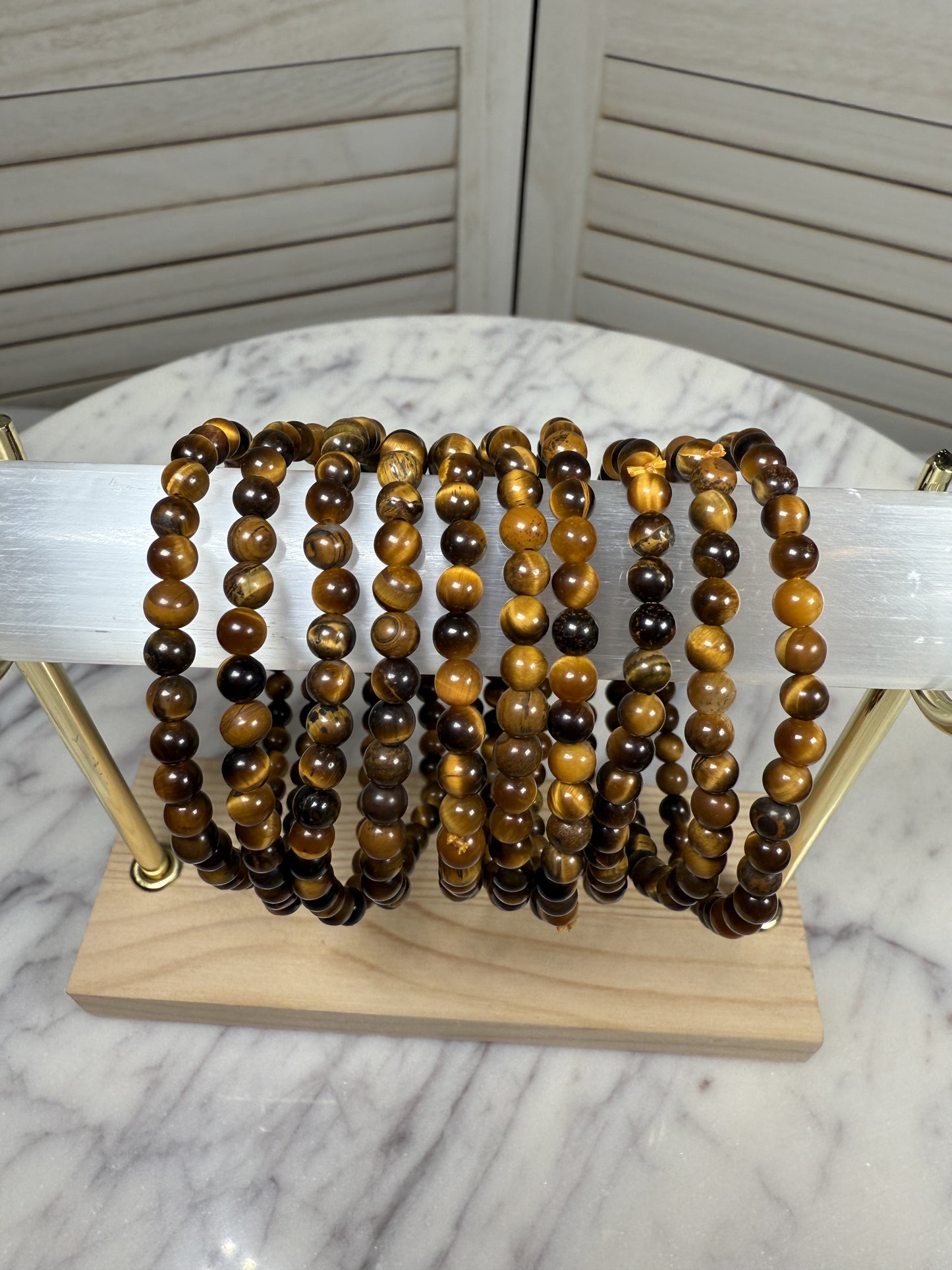 4mm Tiger's Eye Bracelet