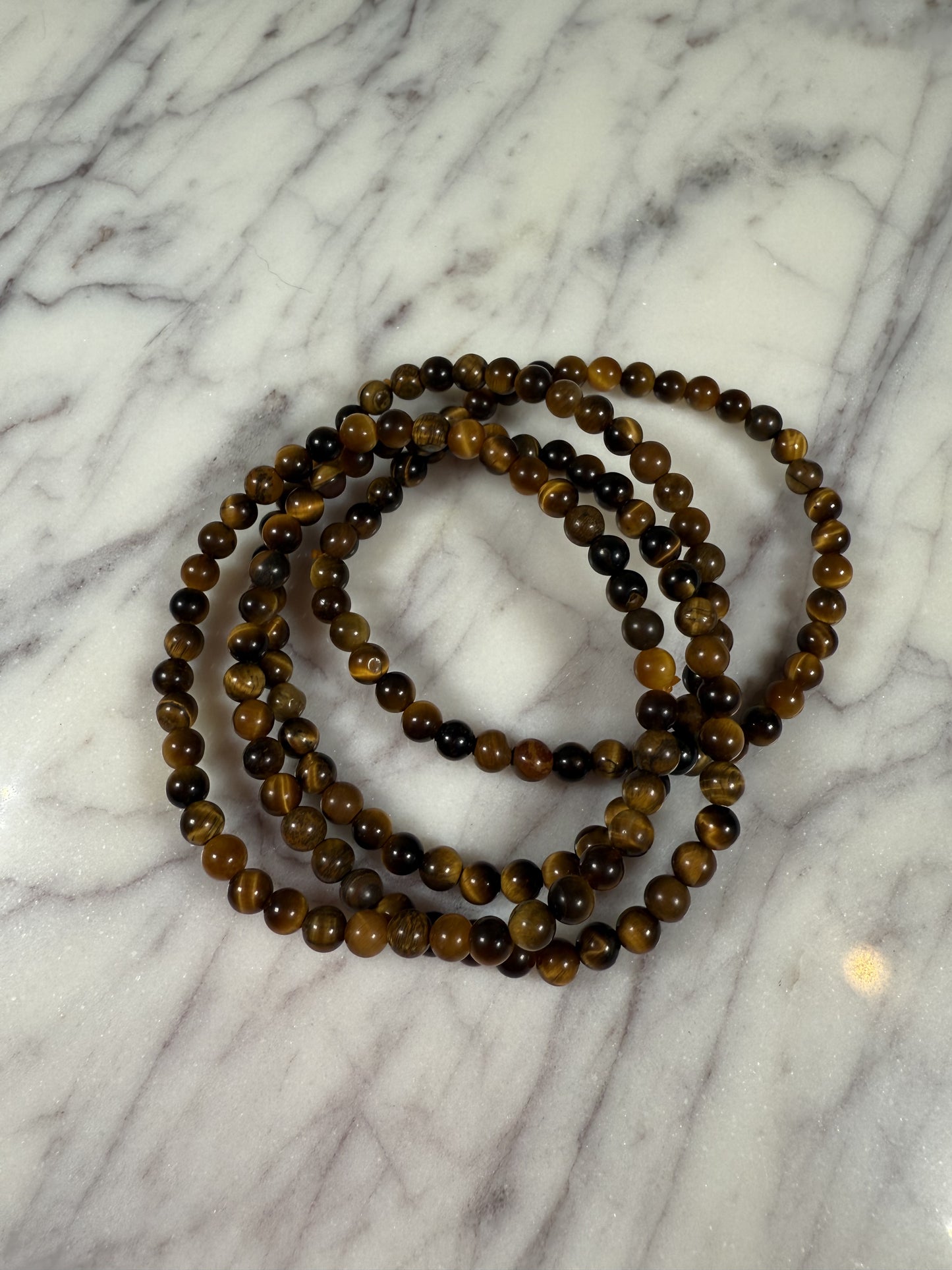 4mm Tiger's Eye Bracelet
