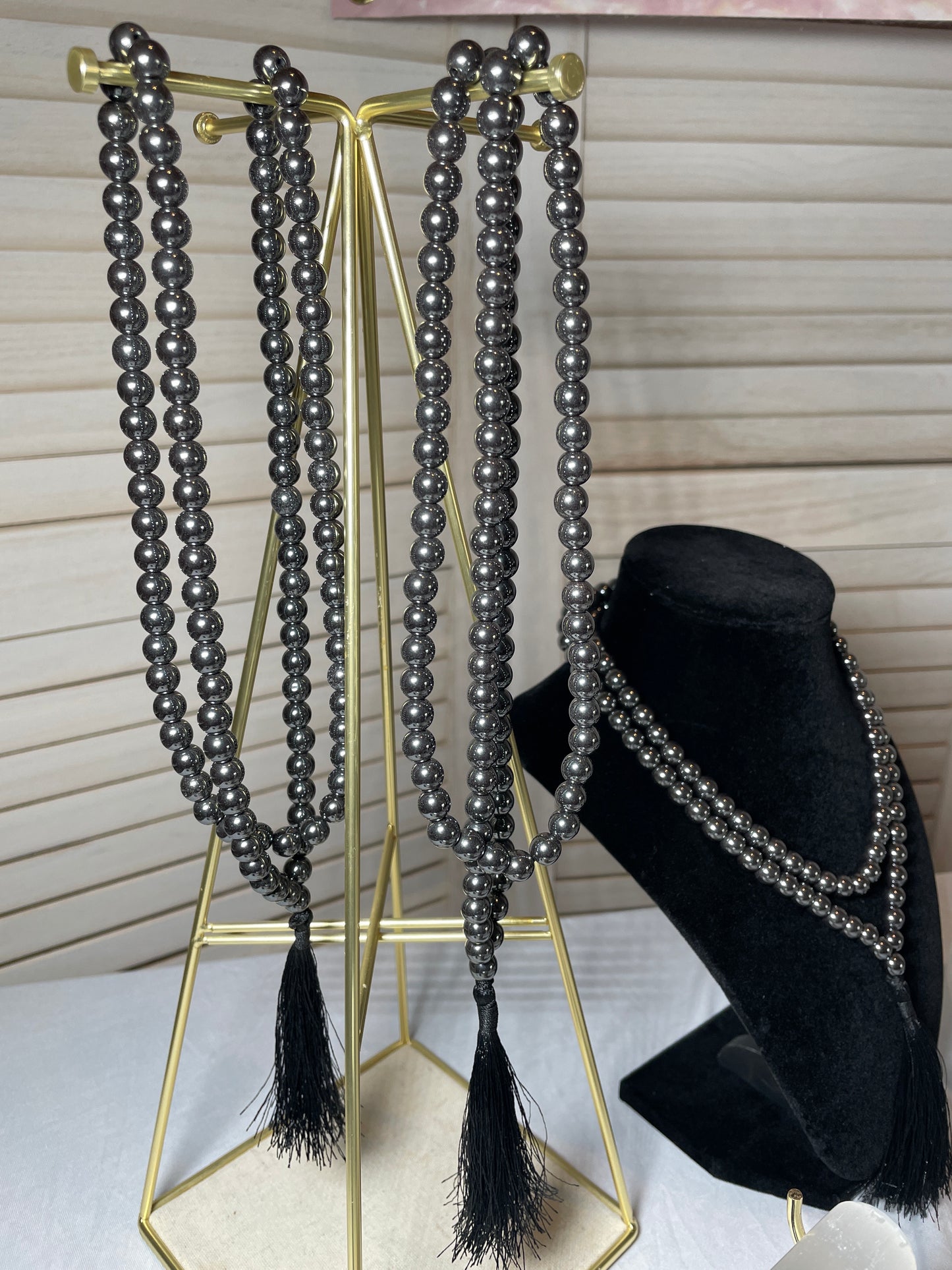 Hematite Mala Necklace
