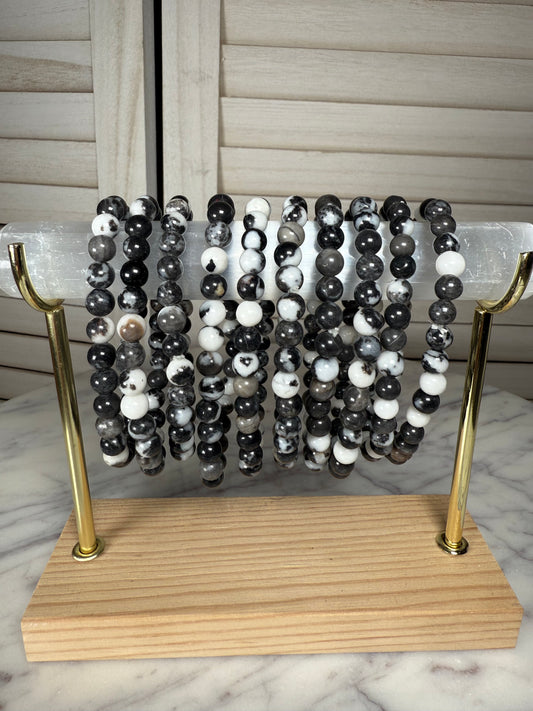 6mm King Agate (Yin Yang) Bracelet