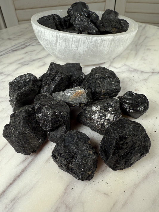 Black Tourmaline - Raw Stone