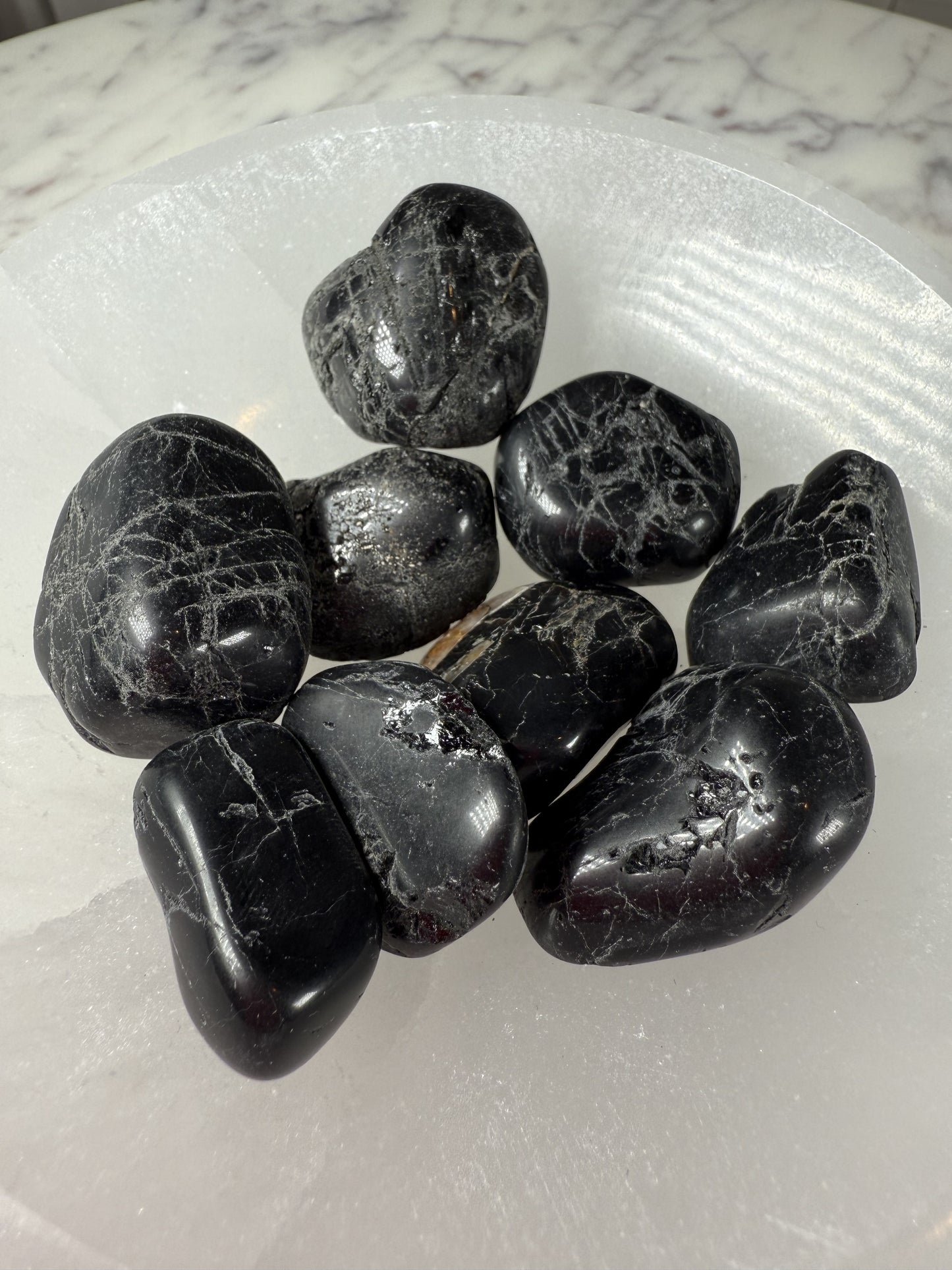 Black Tourmaline Tumble Stone