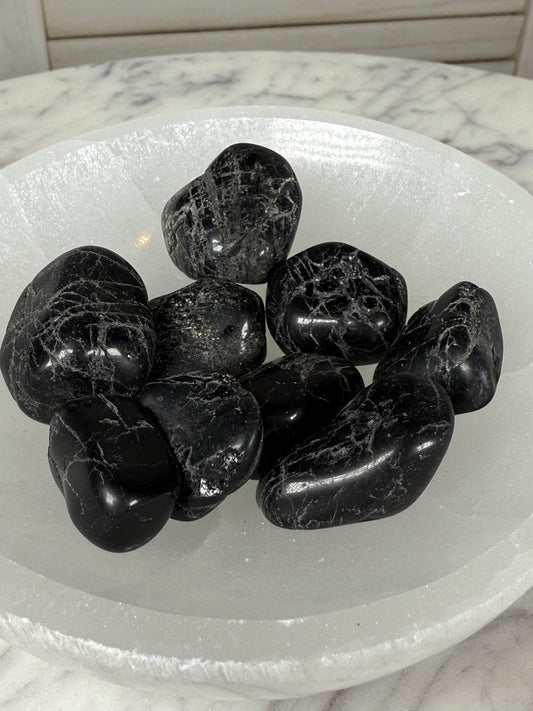 Black Tourmaline Tumble Stone