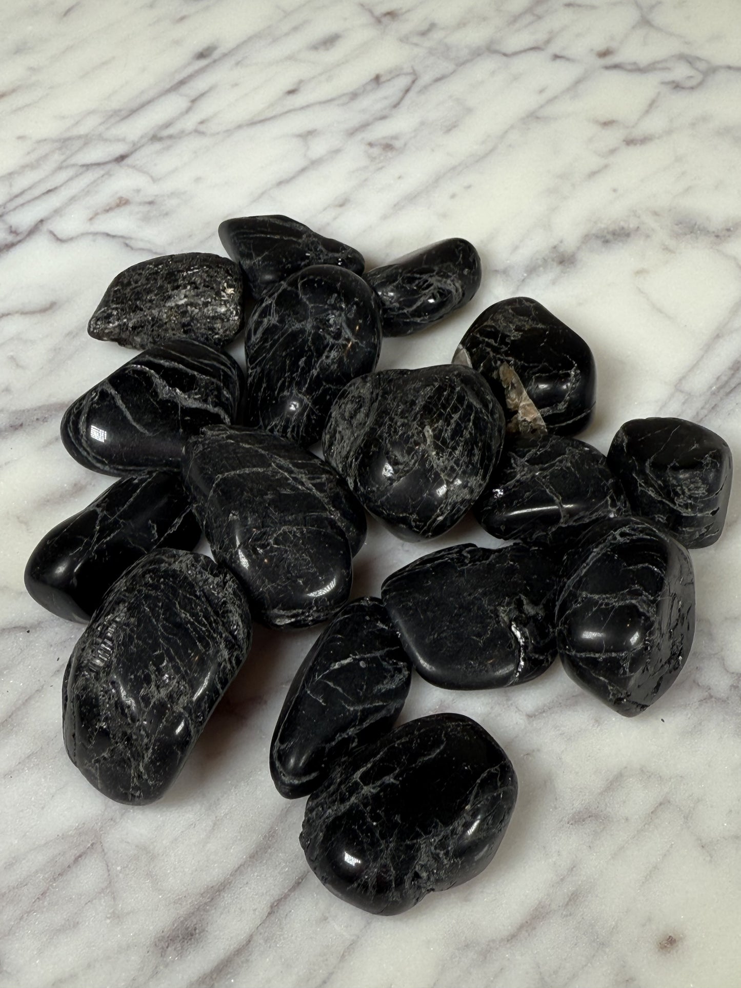 Black Tourmaline Tumble Stone
