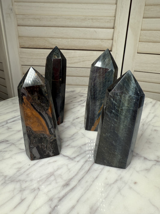 Blue Tiger's Eye Tower