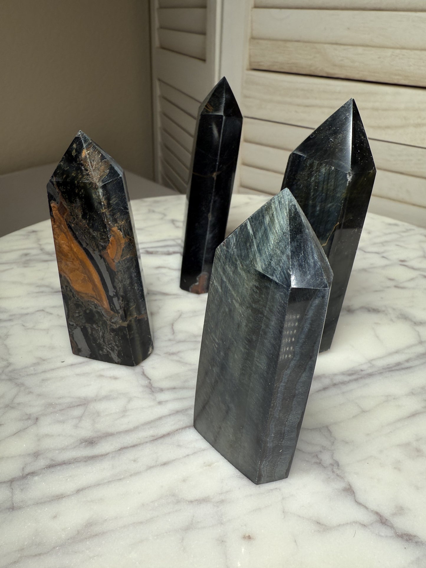 Blue Tiger's Eye Tower