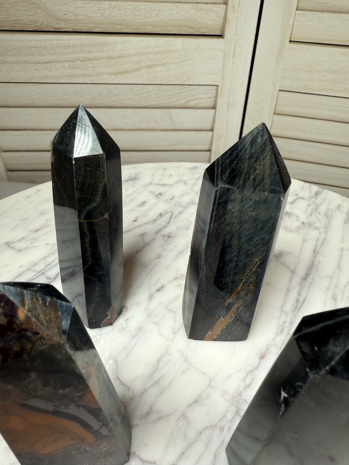 Blue Tiger's Eye Tower