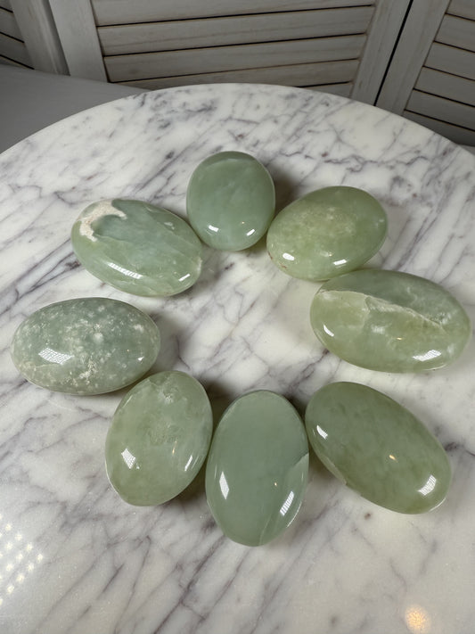 Burmese Jade Palm Stone