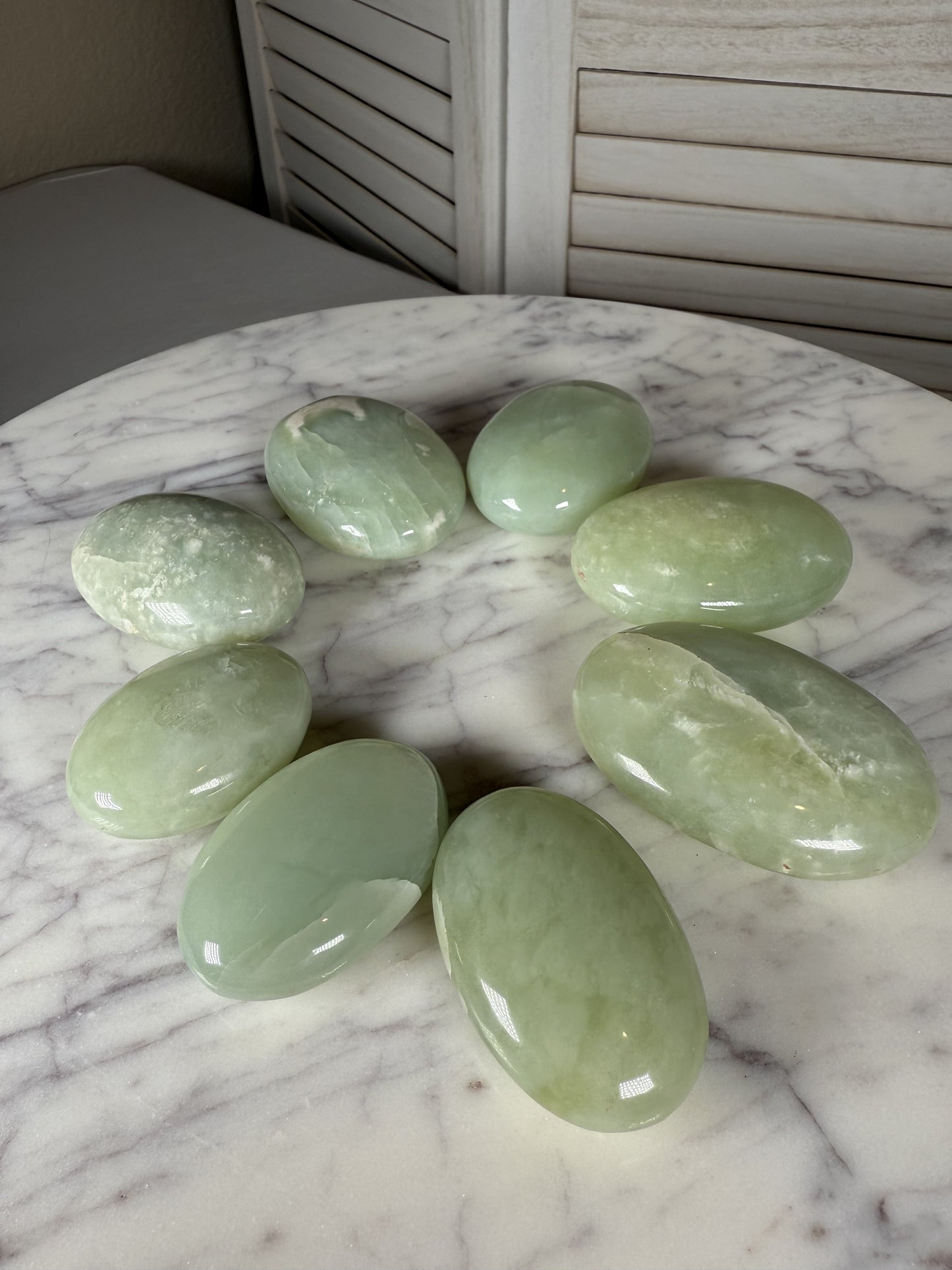 Burmese Jade Palm Stone