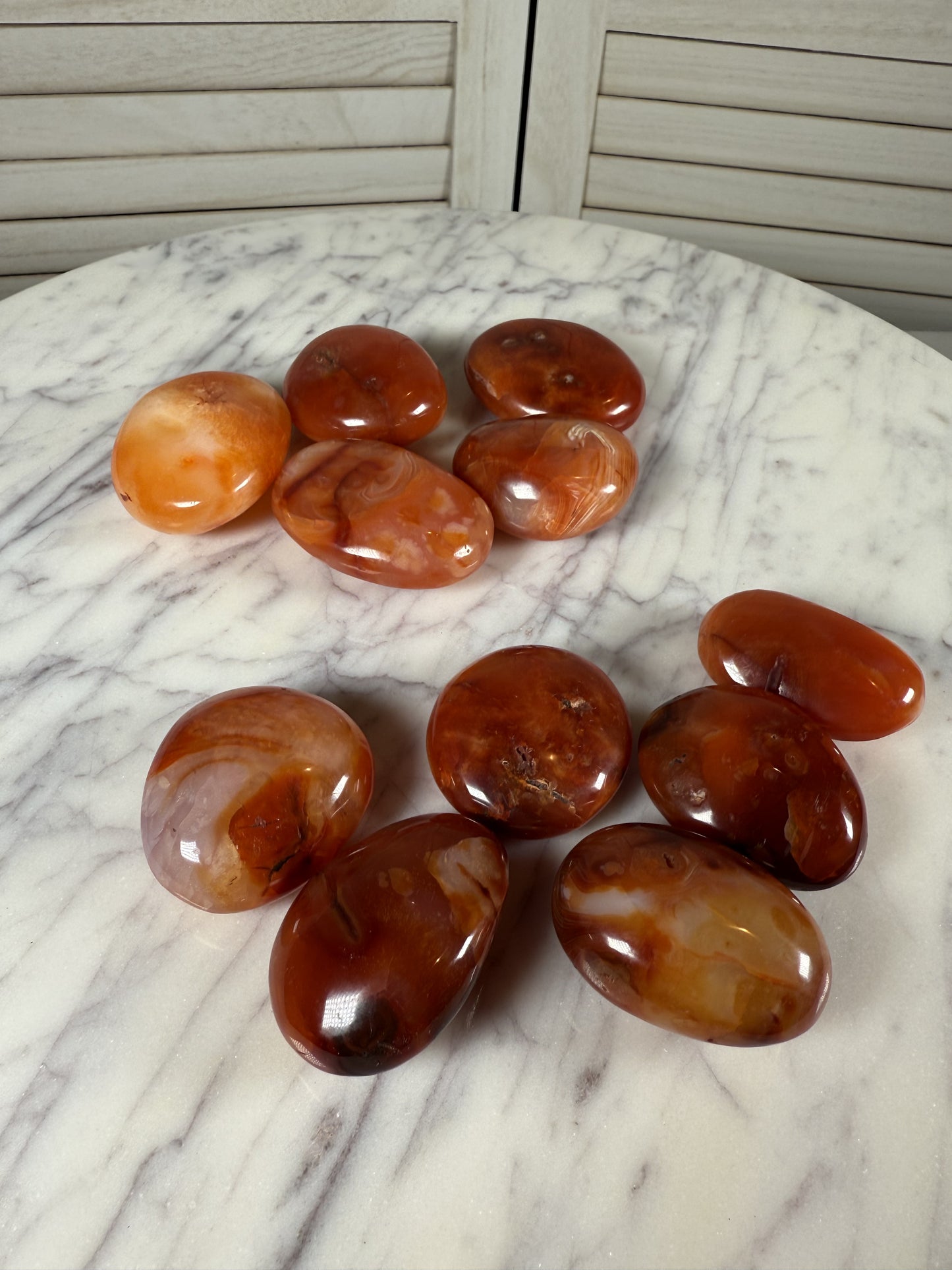 Carnelian Palm Stone